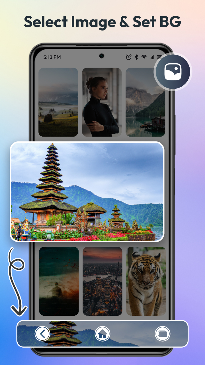 اسکرین شات 4 برنامه Custom Navigation Bar