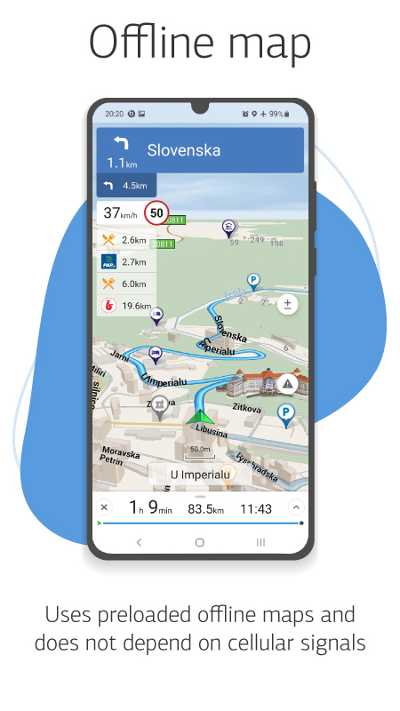 اسکرین شات 1 برنامه Navitel Navigator GPS & Maps