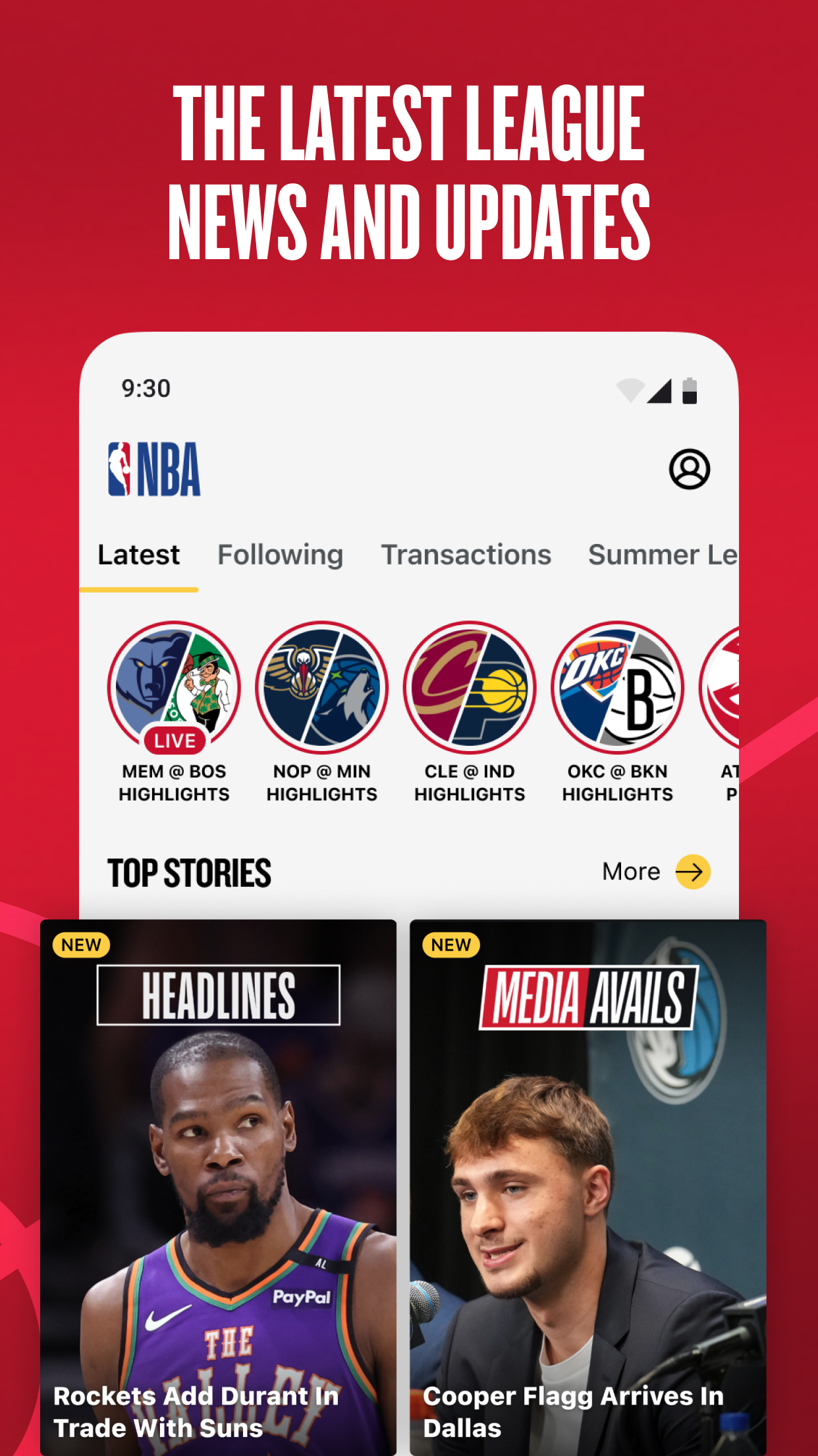 اسکرین شات 3 برنامه NBA: Live Games & Scores