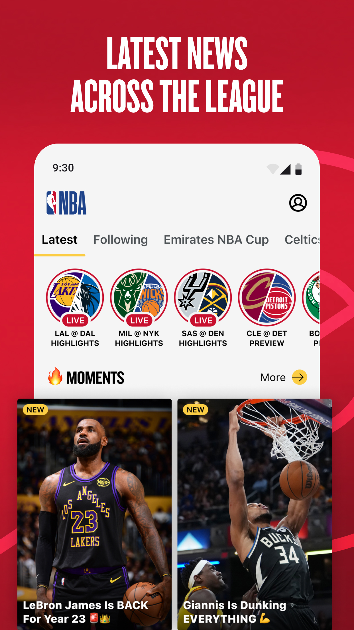 اسکرین شات 6 برنامه NBA: Live Games & Scores