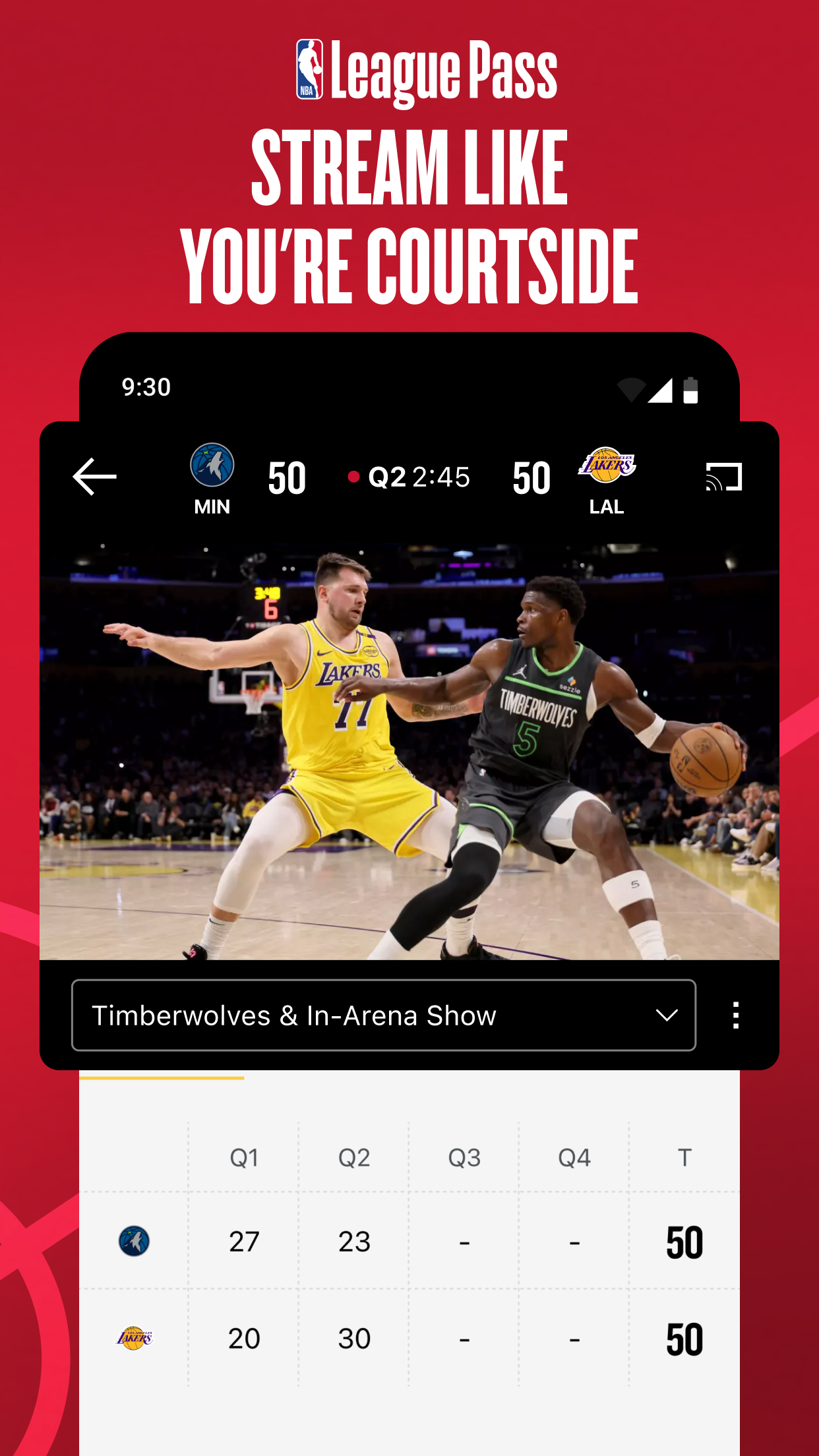 اسکرین شات 3 برنامه NBA: Live Games & Scores