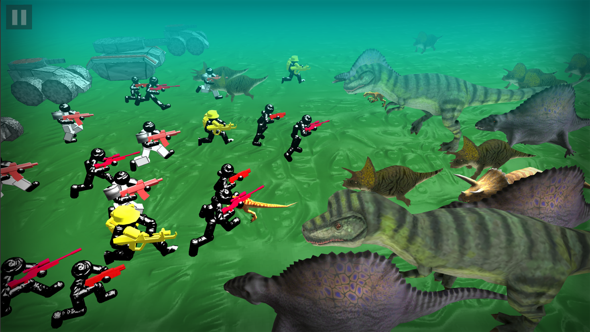 اسکرین شات 2 بازی Battle Simulator: Stickman v.s
