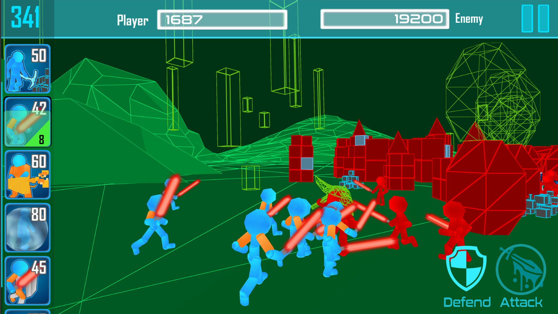 اسکرین شات 4 بازی Stickman: Legacy of Neon Warri