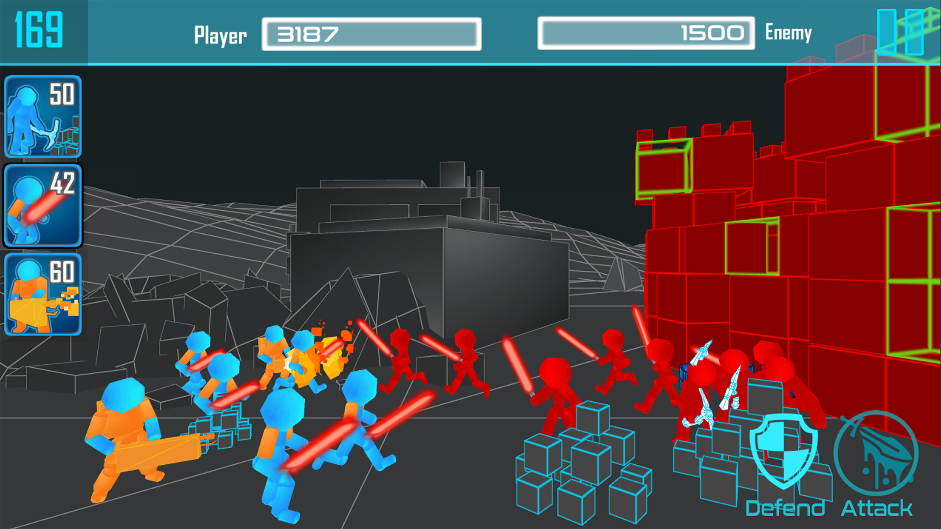 اسکرین شات 1 بازی Stickman: Legacy of Neon Warri