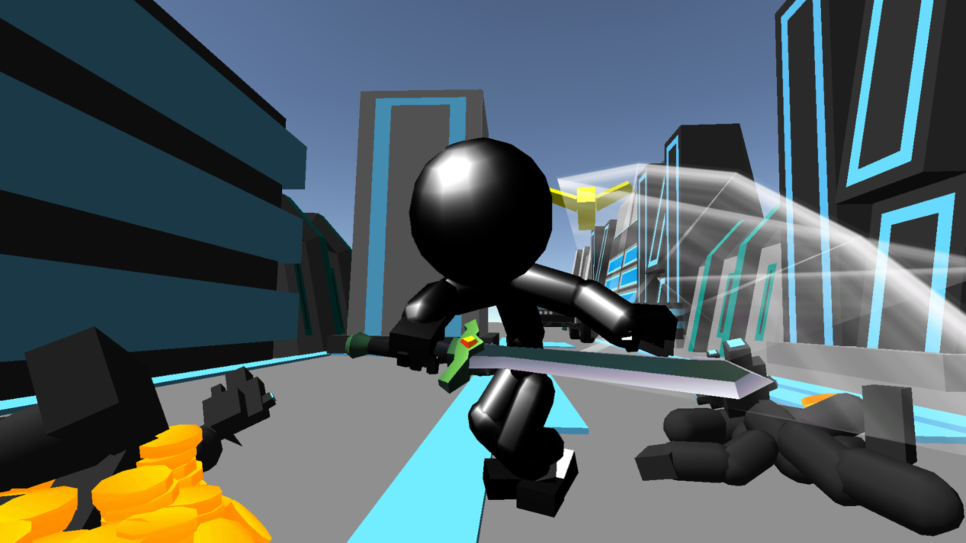 اسکرین شات 4 بازی Stickman Sword Fighting 3D