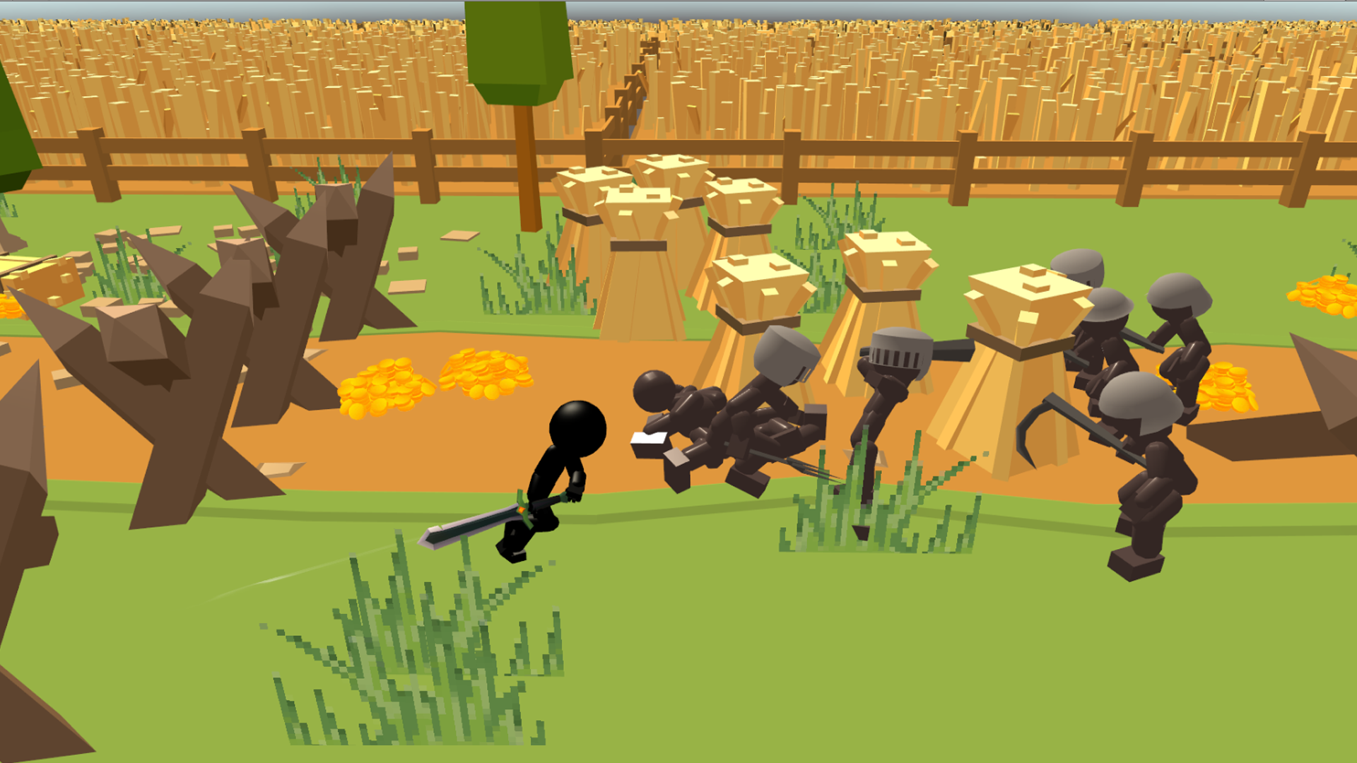 اسکرین شات 2 بازی Stickman Sword Fighting 3D