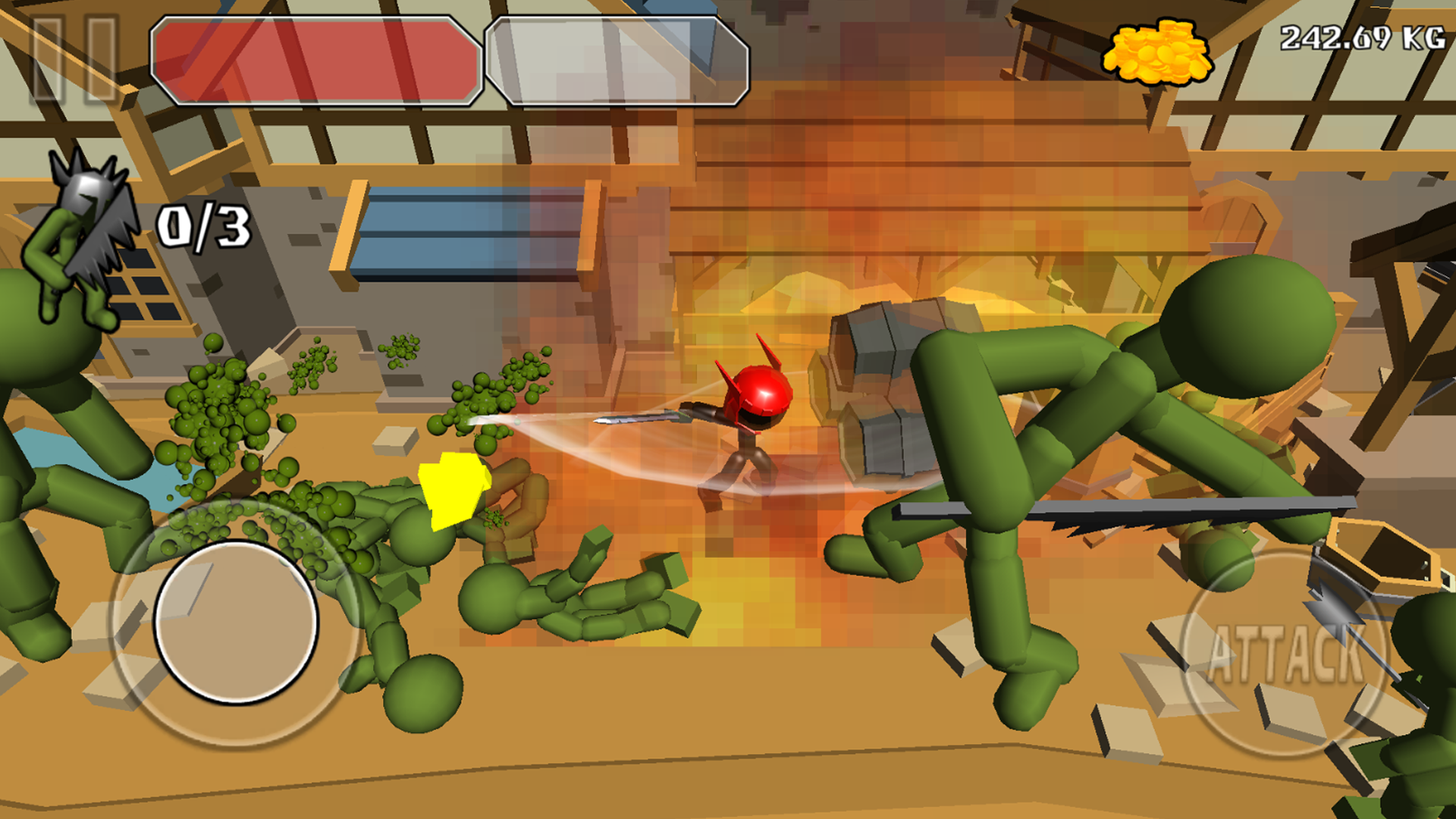 اسکرین شات 3 بازی Stickman Sword Fighting 3D