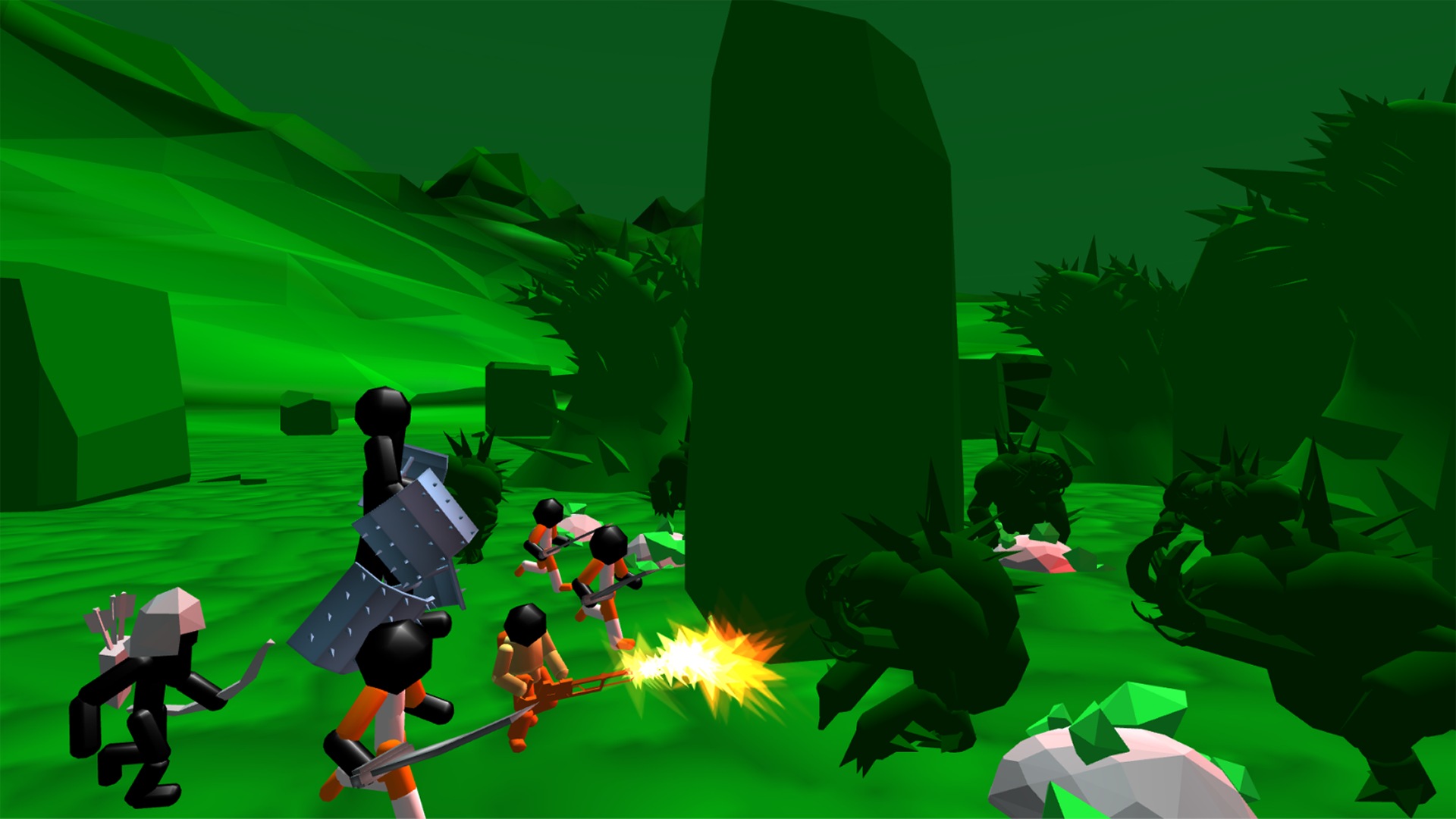 اسکرین شات 2 بازی Stickman: Legacy of Zombie War