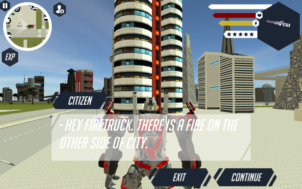 اسکرین شات 2 بازی Robot Firetruck