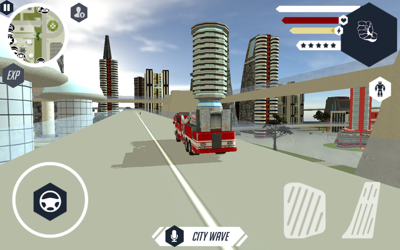 اسکرین شات 3 بازی Robot Firetruck