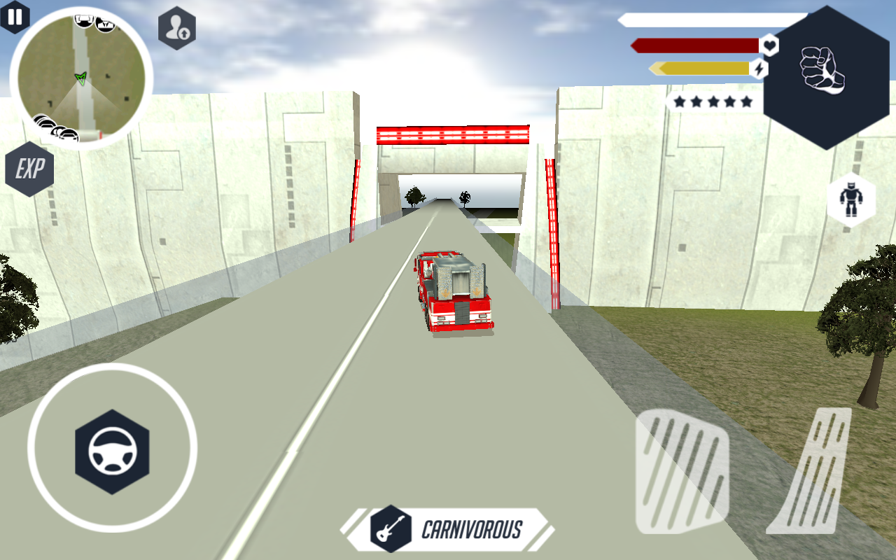 اسکرین شات 1 بازی Robot Firetruck
