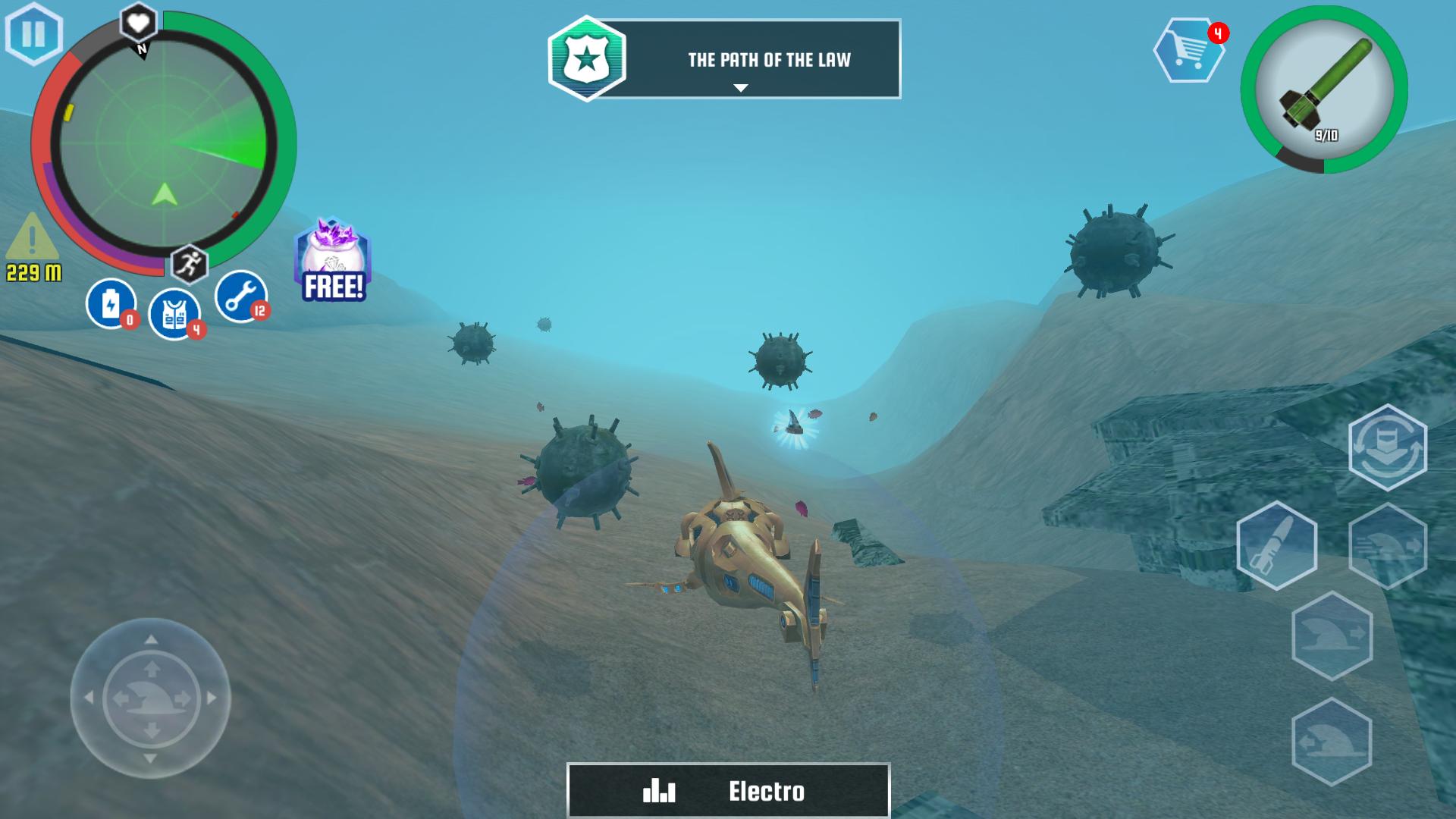 اسکرین شات 1 بازی Robot Shark