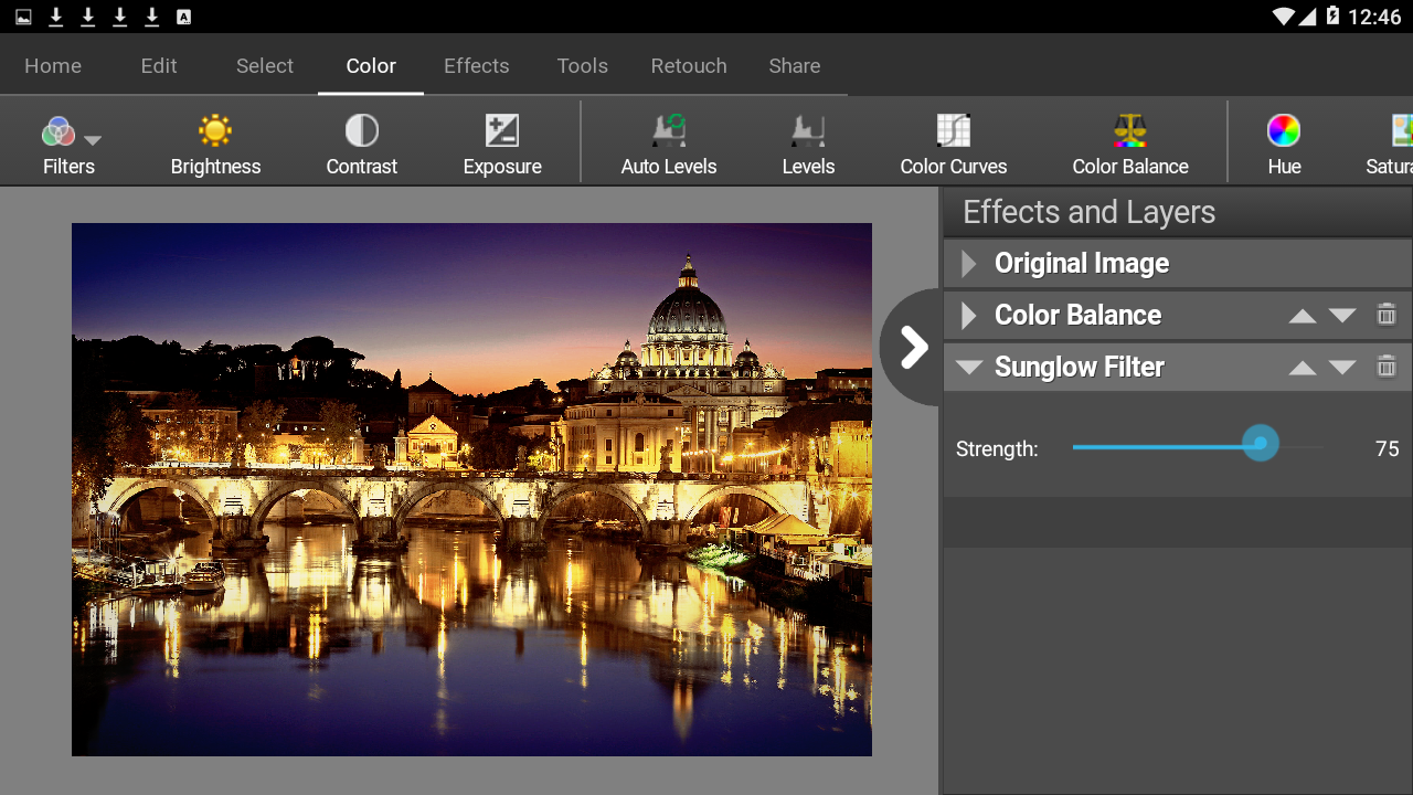 اسکرین شات 3 برنامه PhotoPad Photo Editor