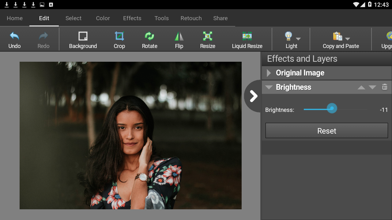 اسکرین شات 2 برنامه PhotoPad Photo Editor