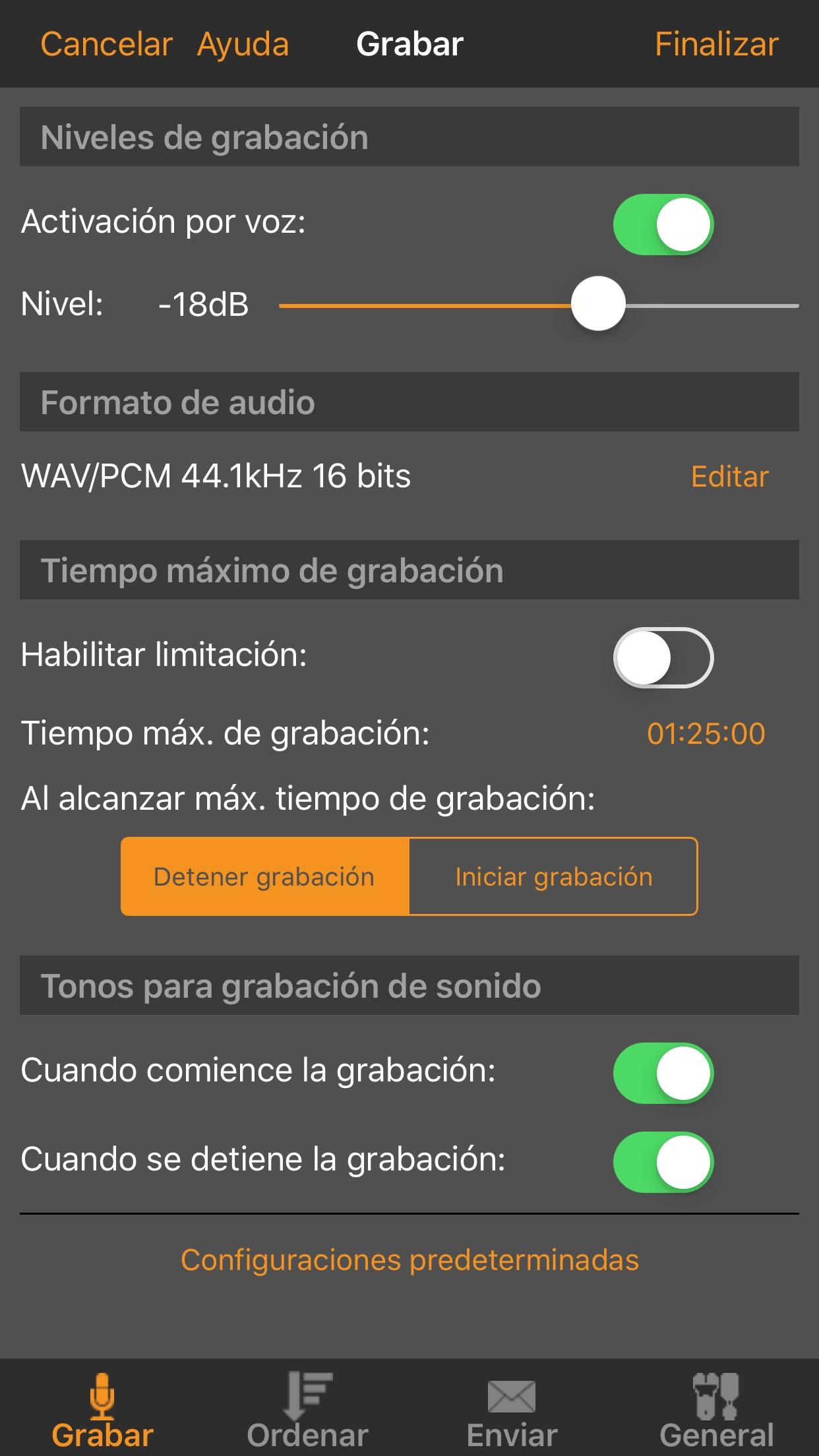 اسکرین شات 6 برنامه WavePad, editor de audio