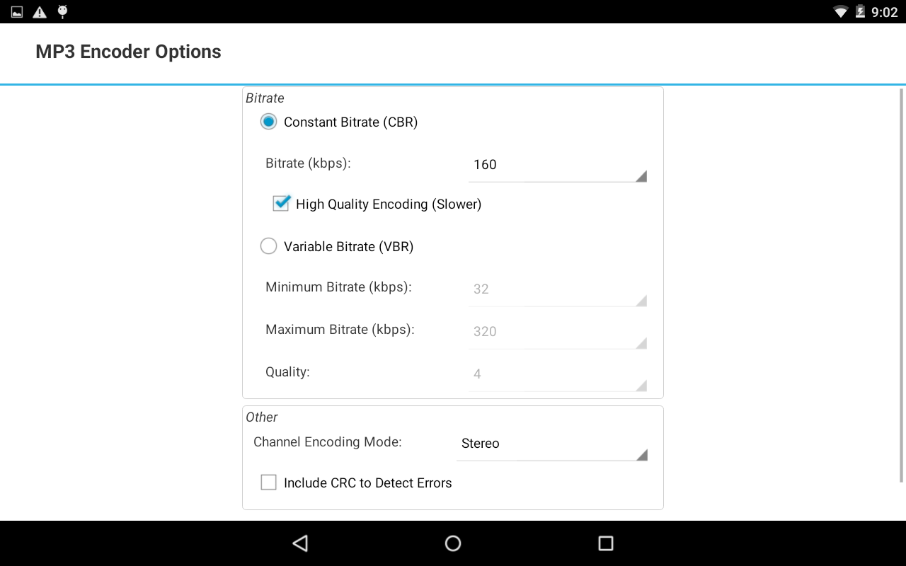 اسکرین شات 4 برنامه Switch Audio Converter