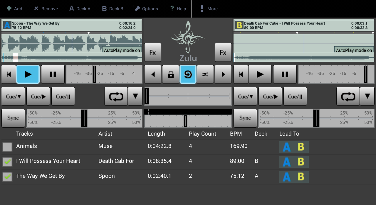 اسکرین شات 5 برنامه Zulu DJ Mixer
