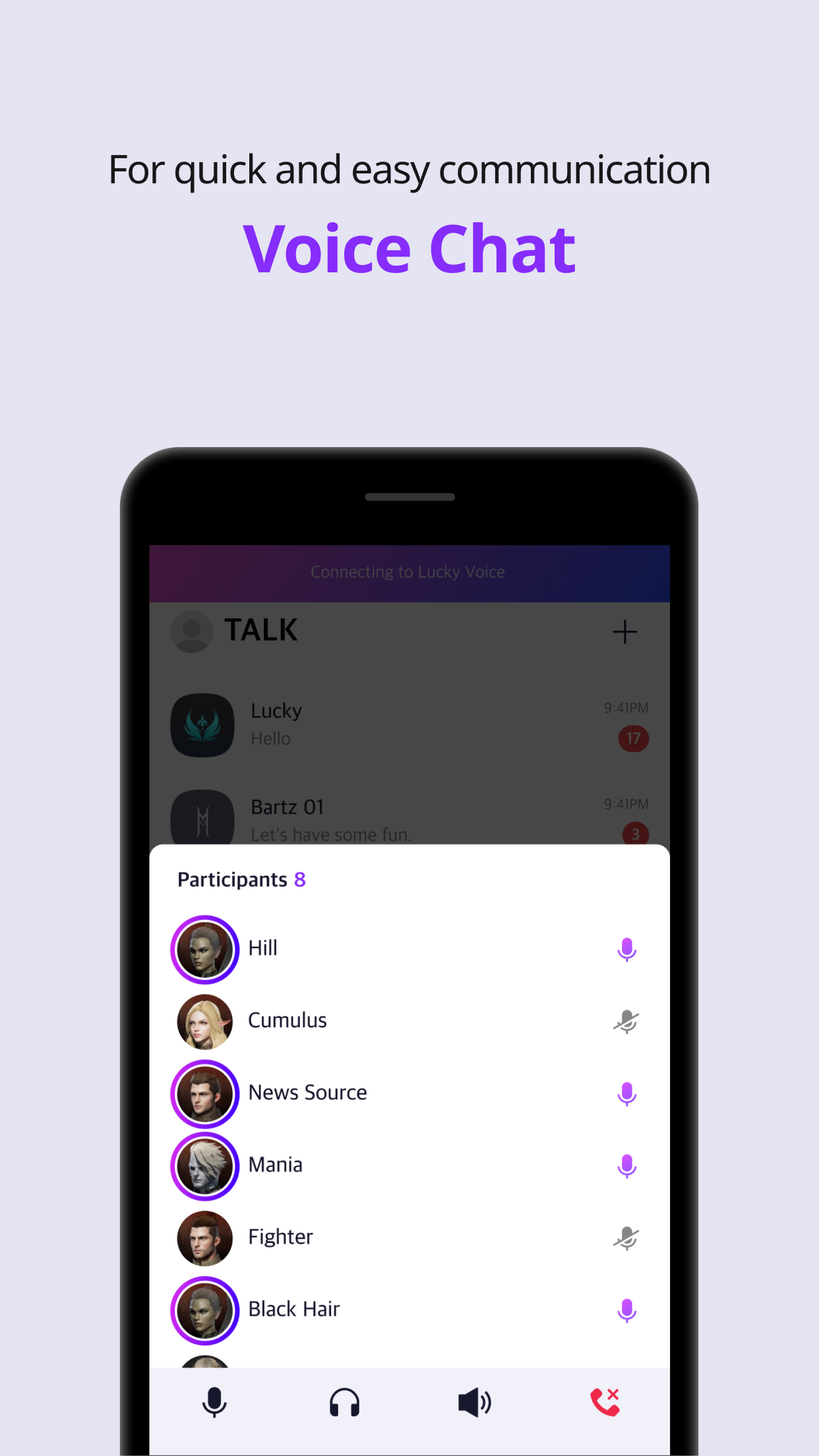 اسکرین شات 4 برنامه PURPLE: Play, Chat, and Stream