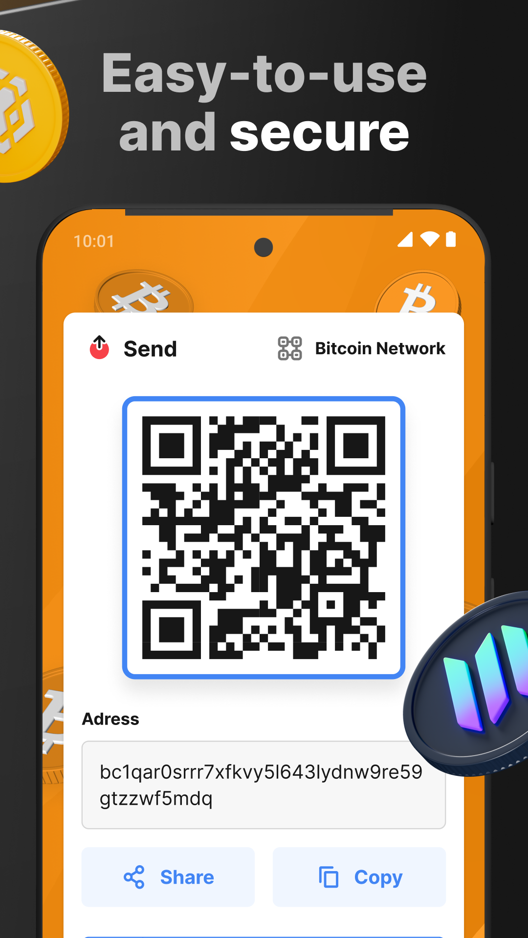 اسکرین شات 7 برنامه NC Wallet: Crypto Without Fees