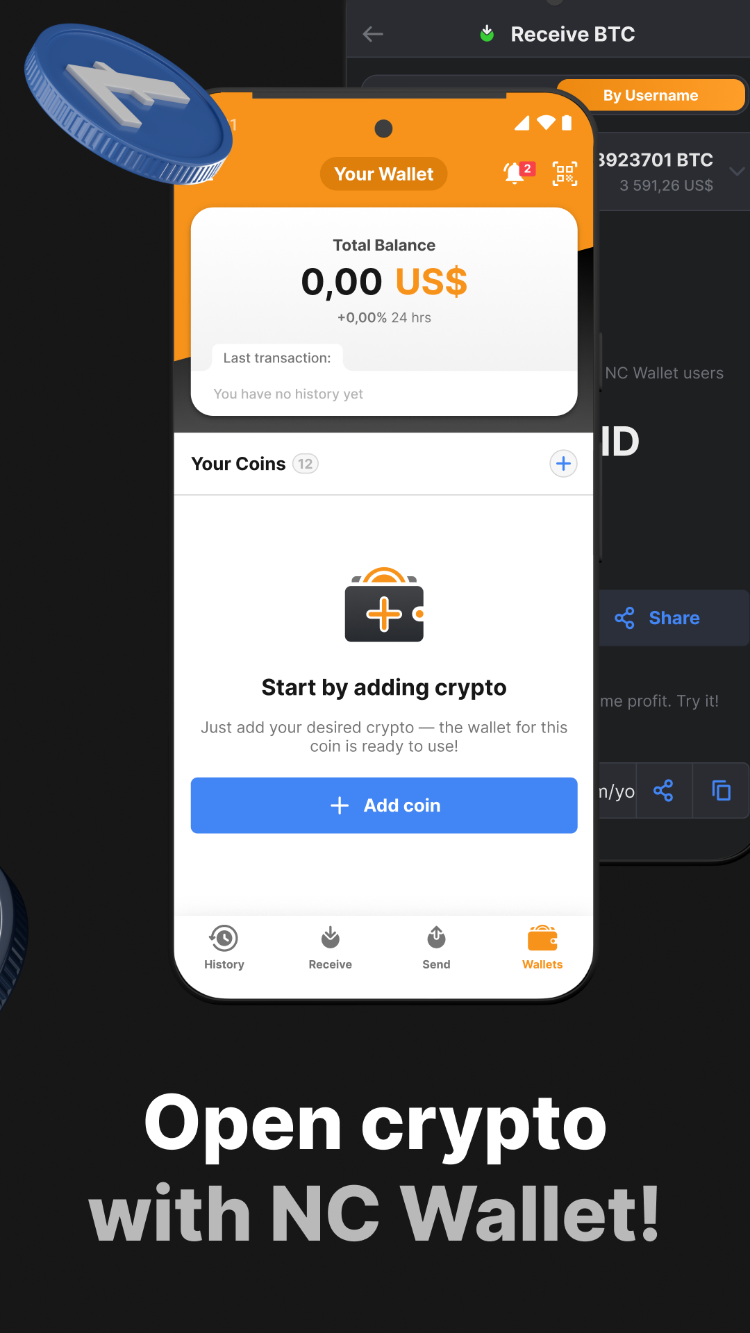 اسکرین شات 8 برنامه NC Wallet: Crypto Without Fees