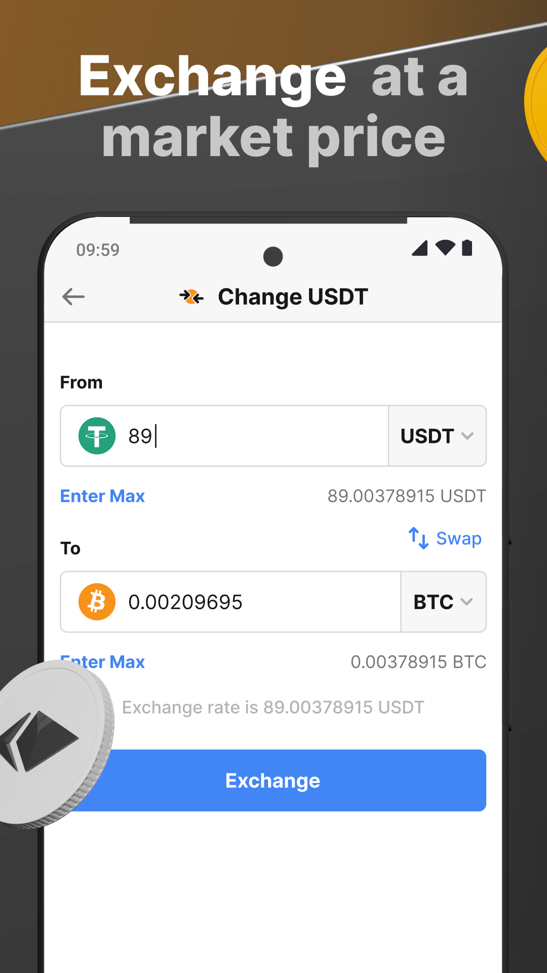 اسکرین شات 6 برنامه NC Wallet: Crypto Without Fees