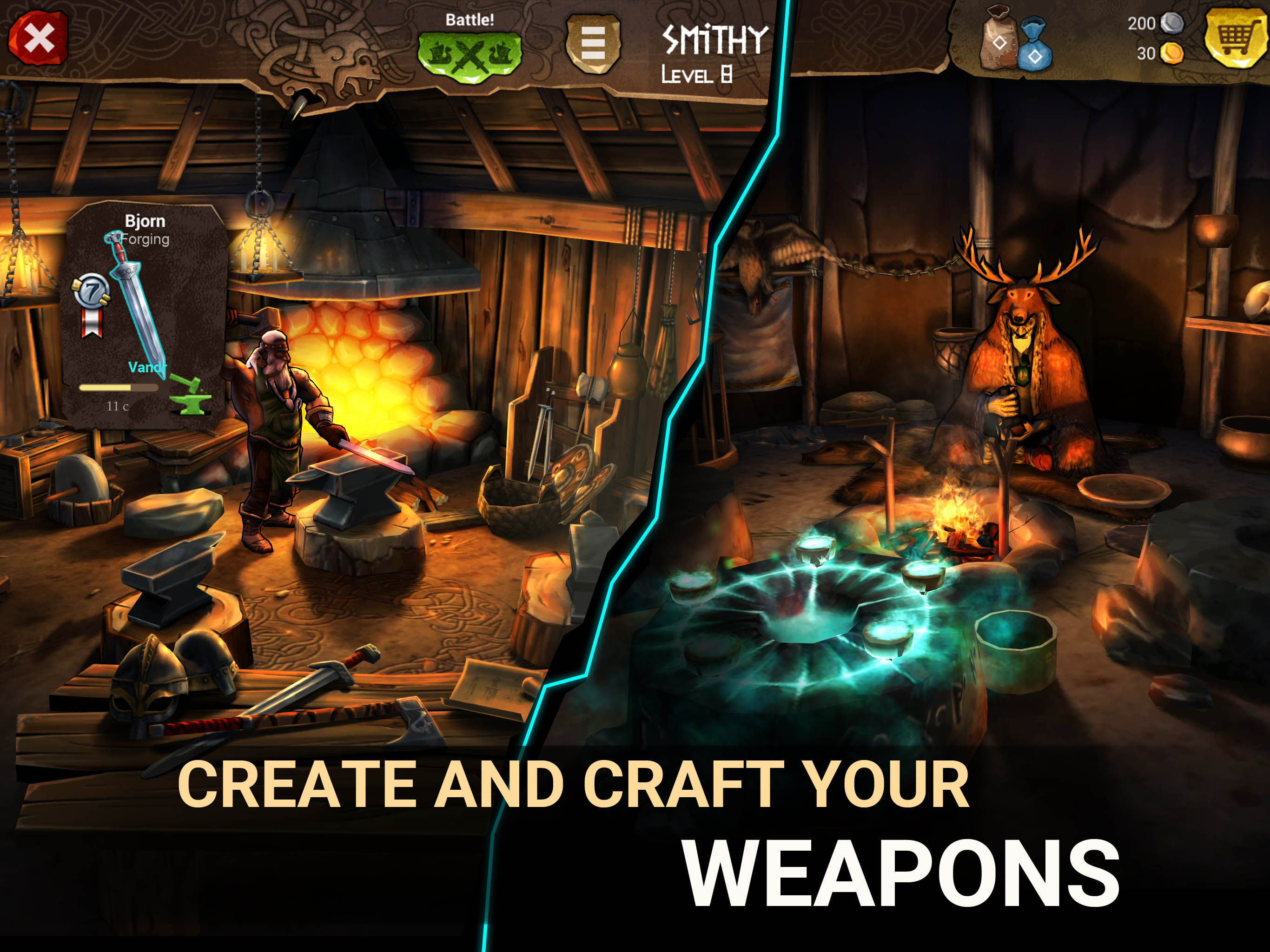 اسکرین شات 4 بازی I, Viking: Epic Vikings War fo