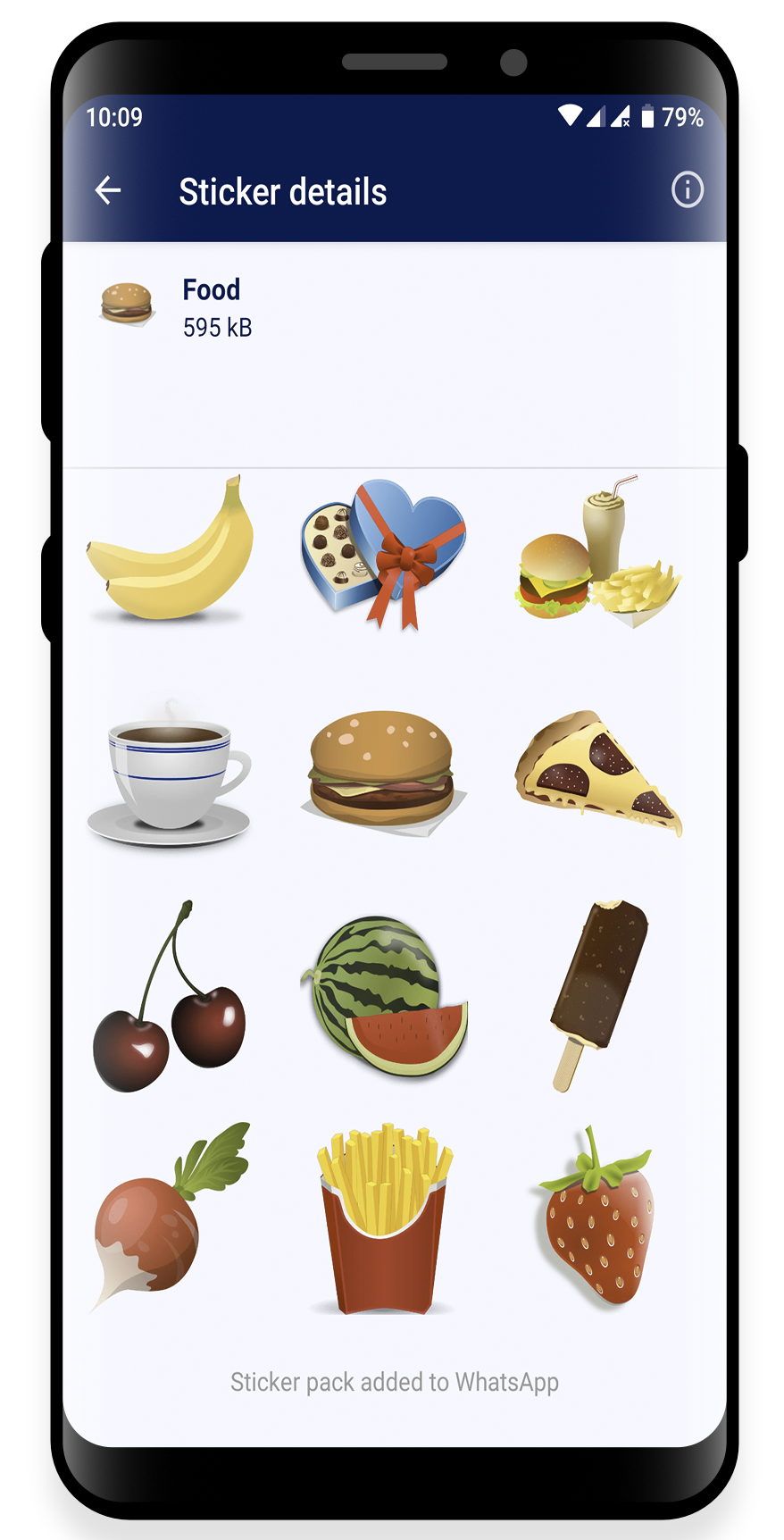 اسکرین شات 3 برنامه WAStickerApps - HD Stickers