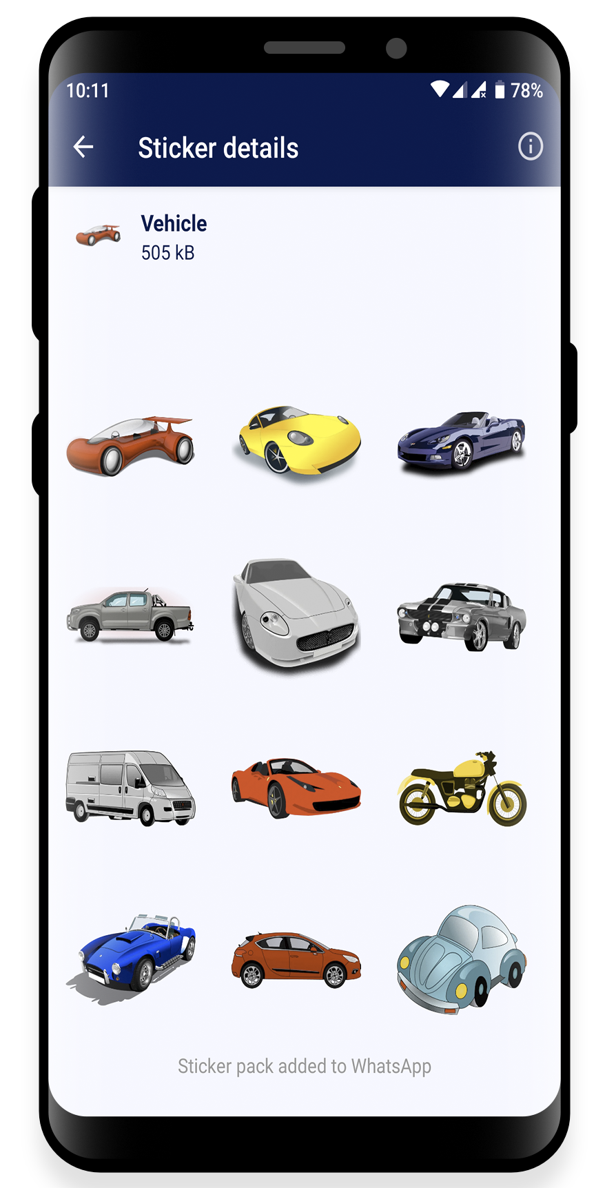 اسکرین شات 5 برنامه WAStickerApps - HD Stickers