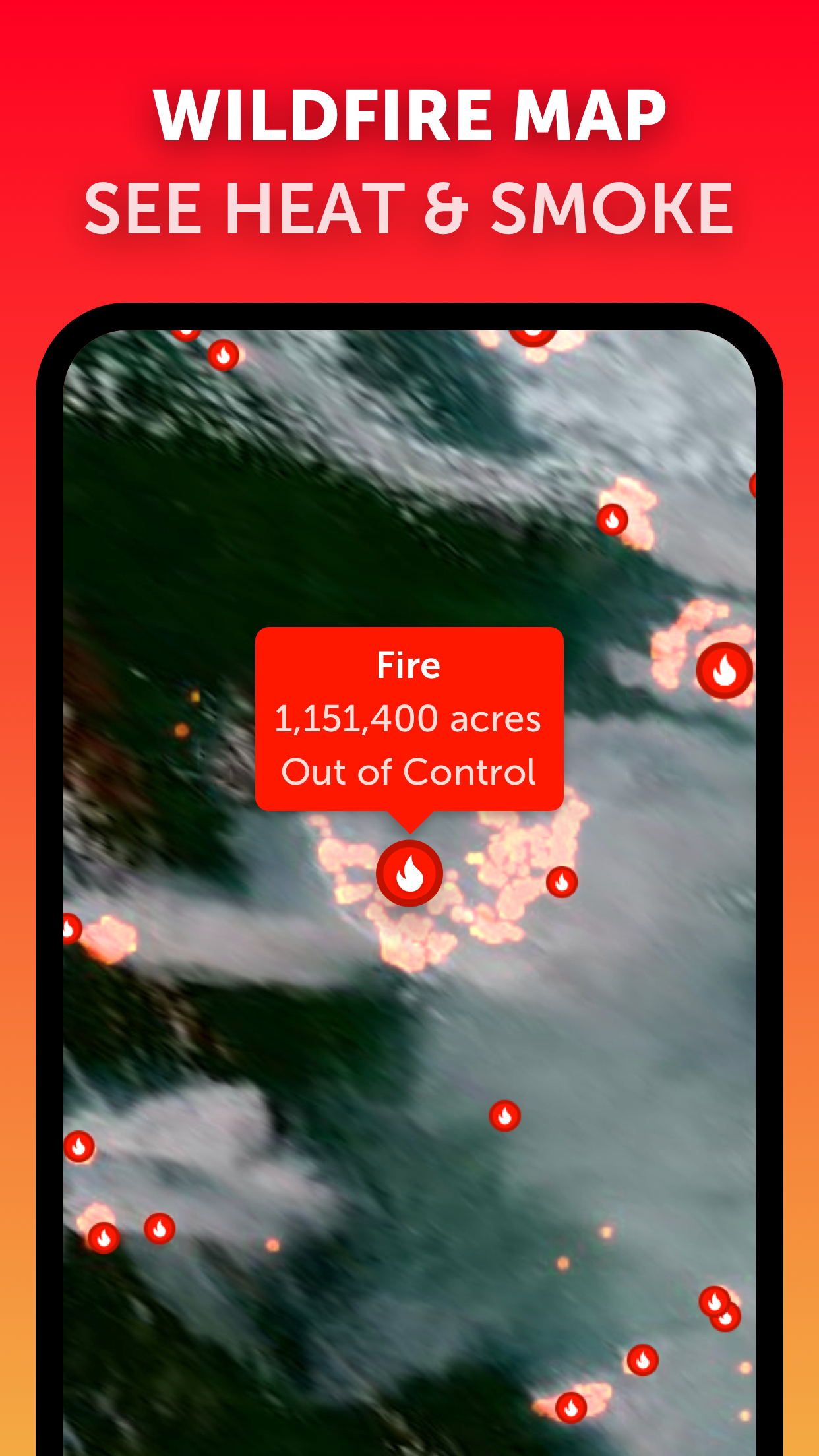 اسکرین شات 3 برنامه Zoom Earth - Live Weather Map