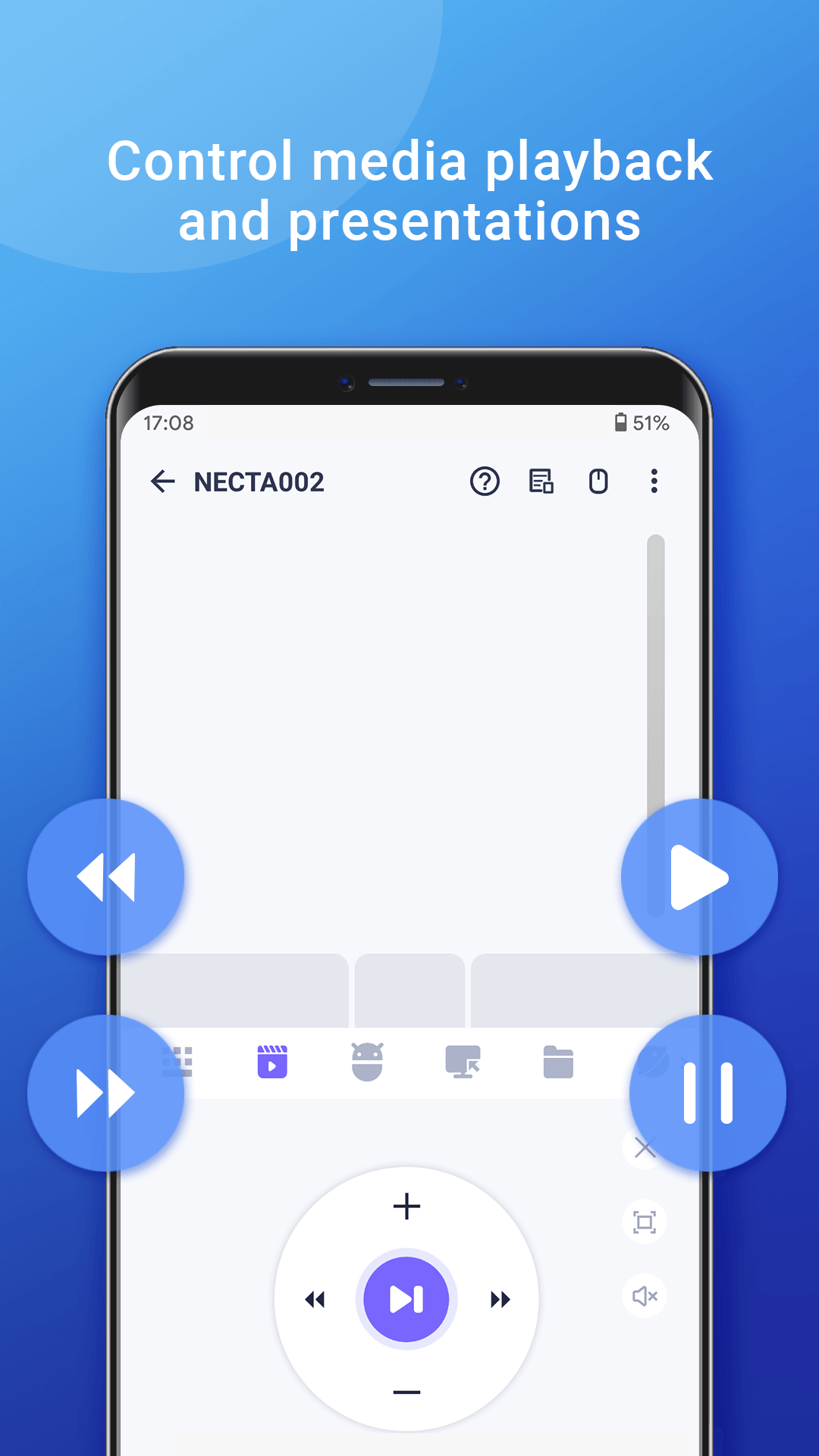 اسکرین شات 2 برنامه WiFi Mouse