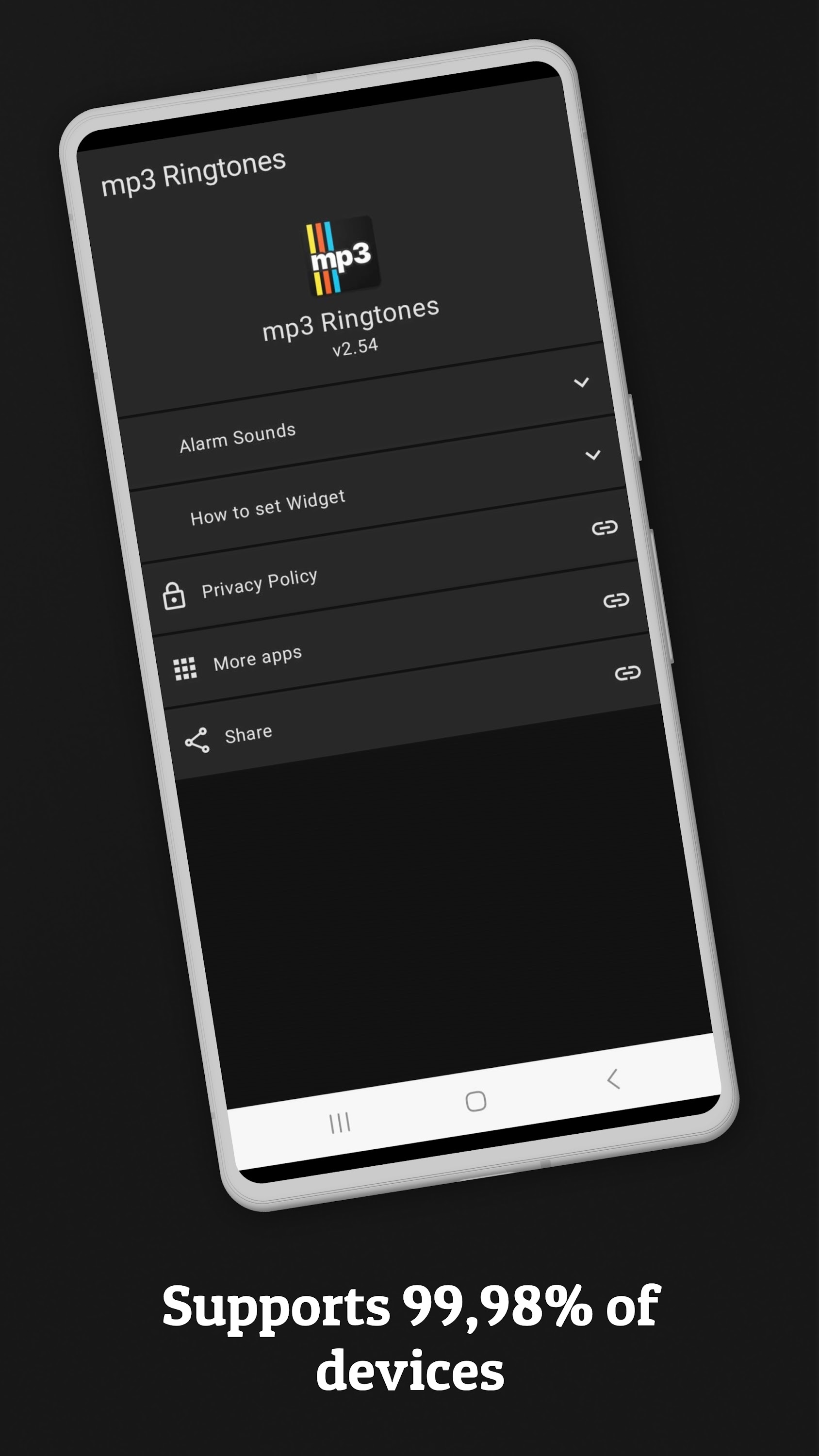 اسکرین شات 6 برنامه mp3 Ringtones