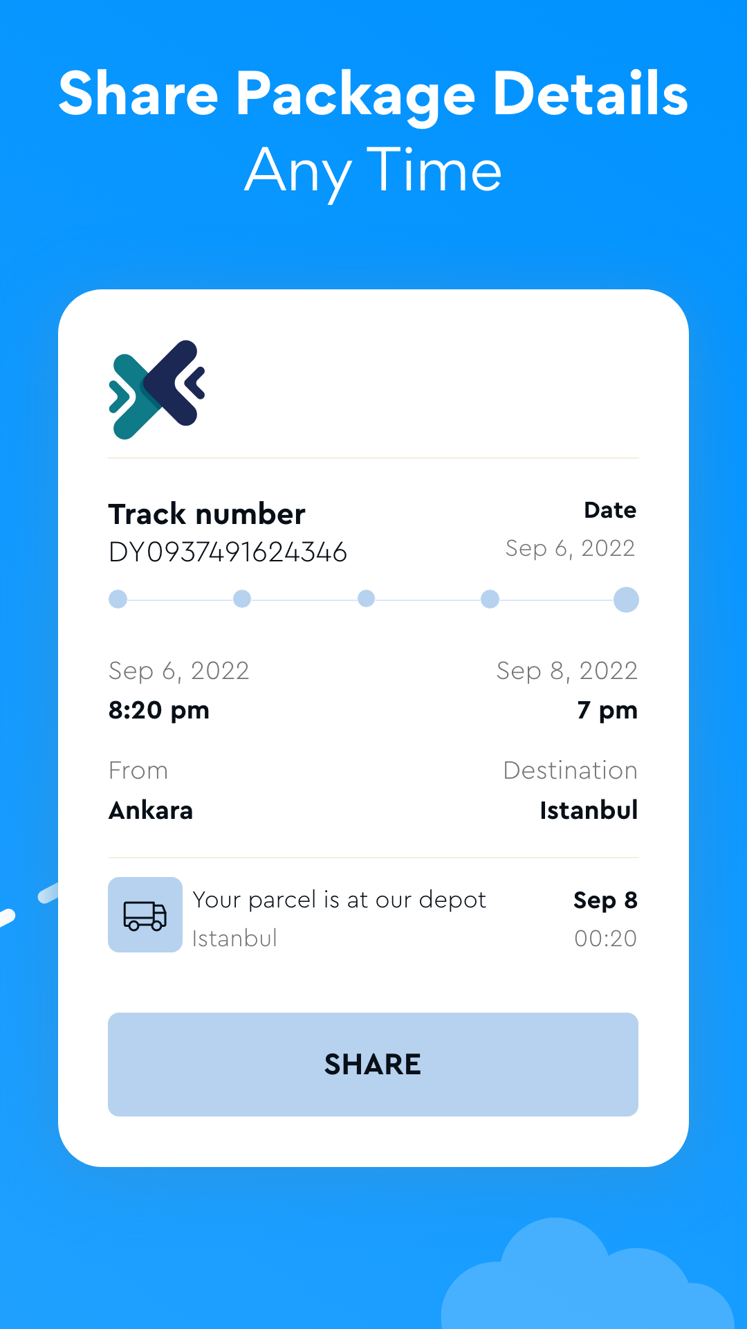اسکرین شات 6 برنامه Package Tracker, Flight Radar