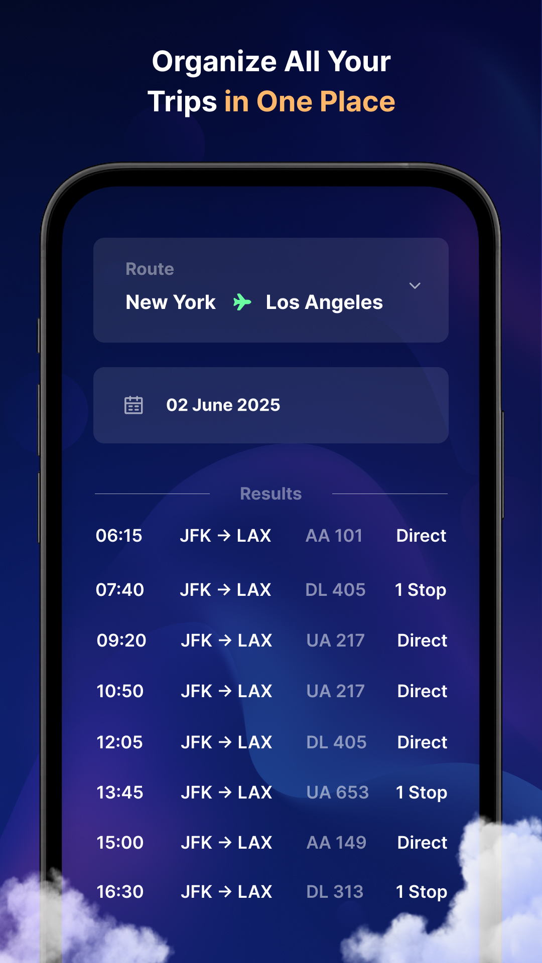 اسکرین شات 6 برنامه Flight Tracker