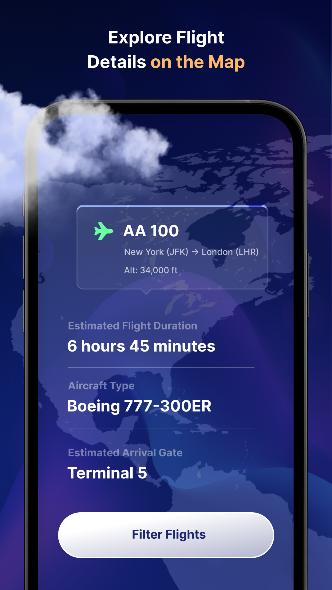 اسکرین شات 3 برنامه Flight Tracker
