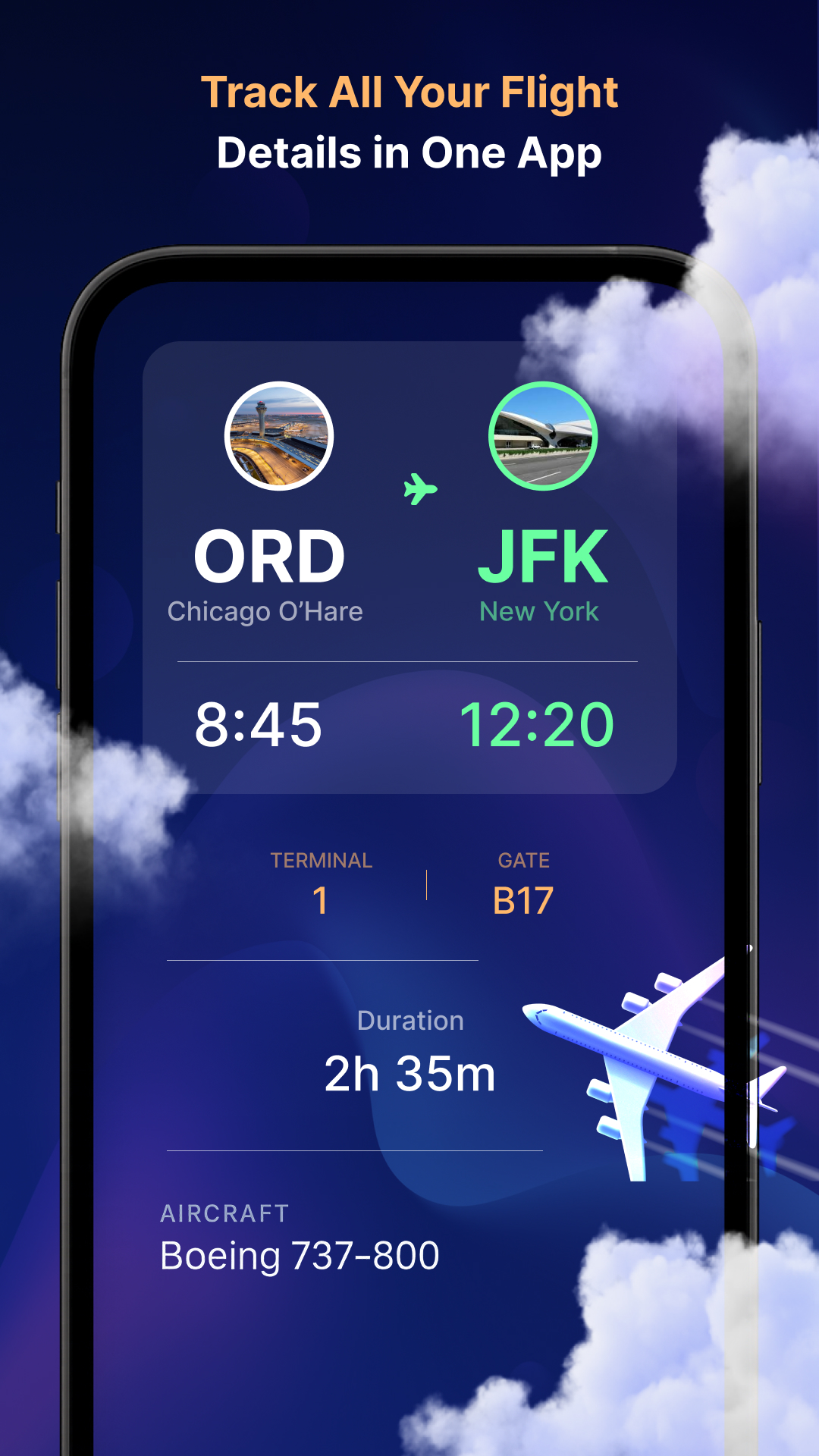اسکرین شات 1 برنامه Flight Tracker－Live Air Radar