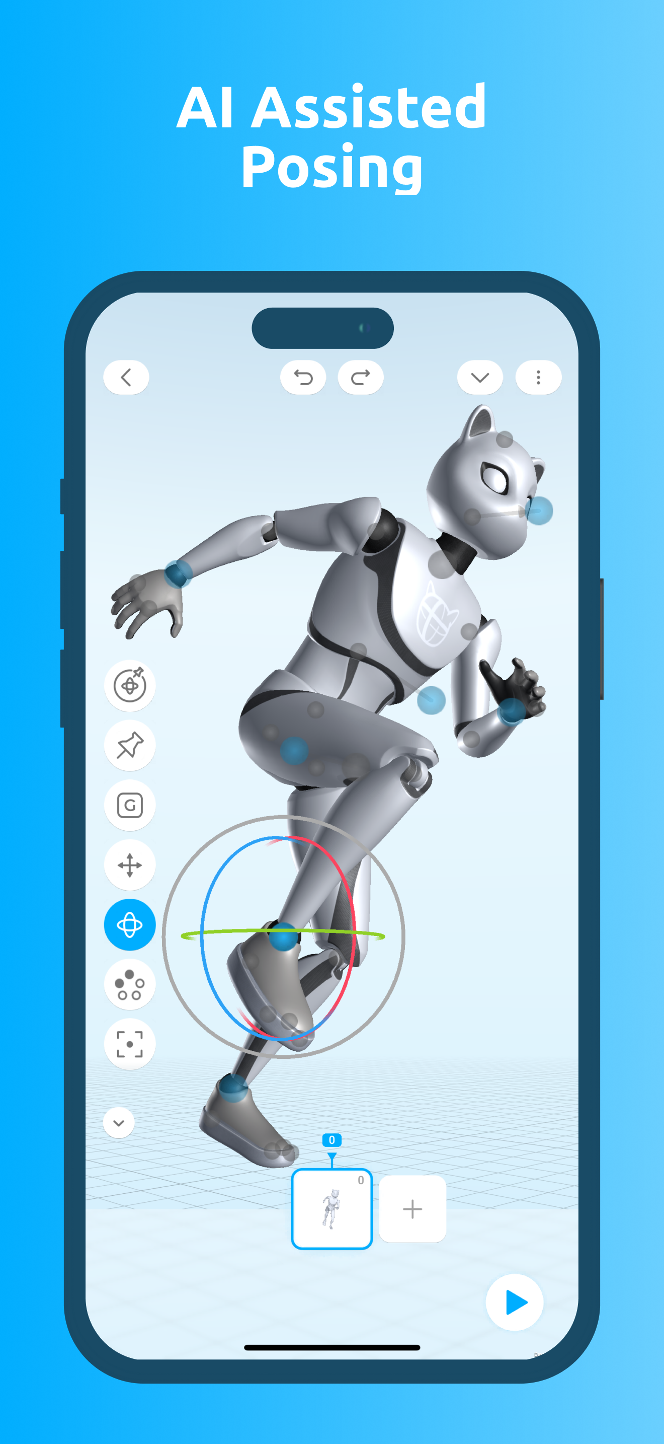 اسکرین شات 1 برنامه Cascadeur: 3D animation