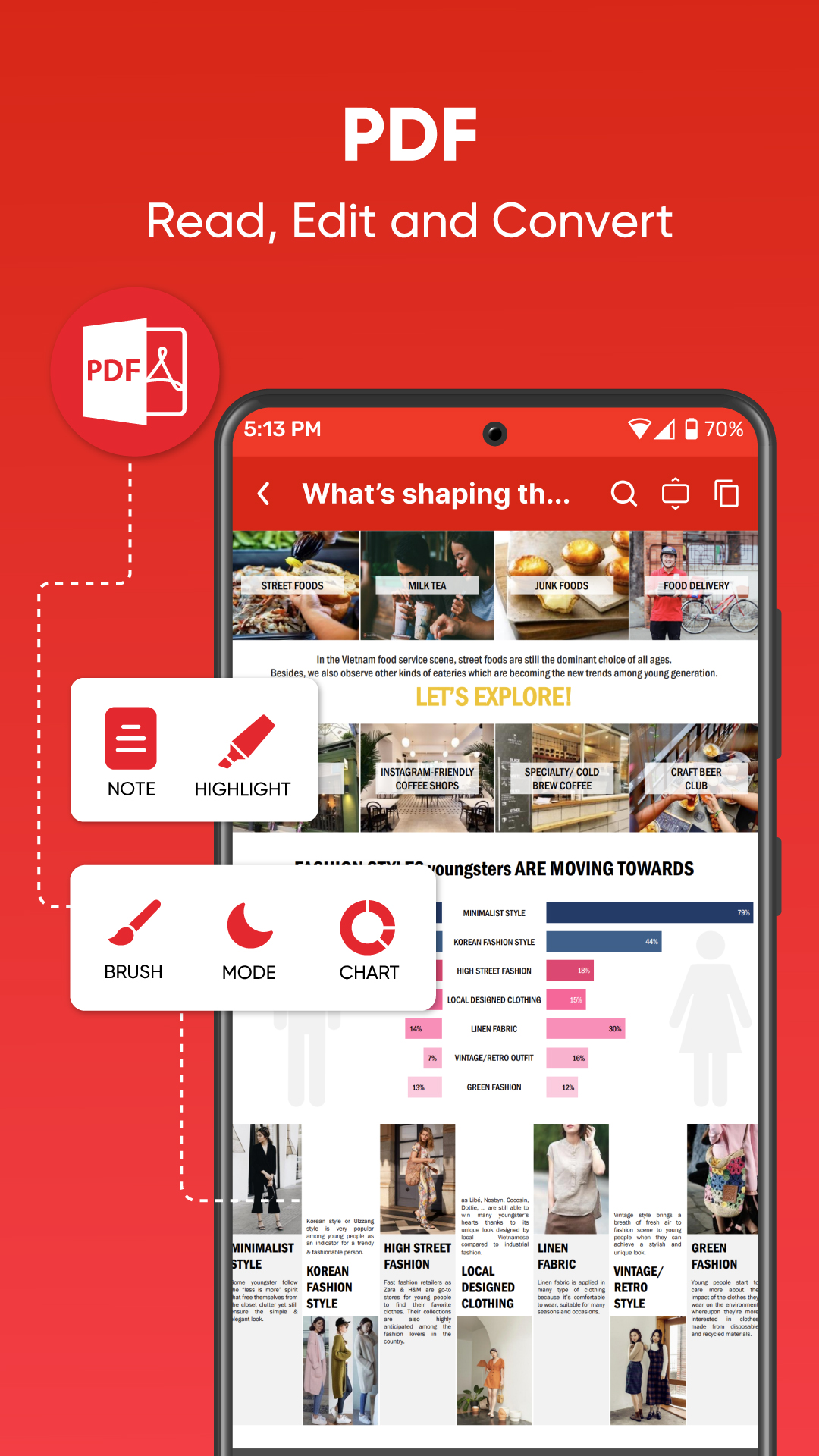اسکرین شات 2 برنامه All Office Document Reader