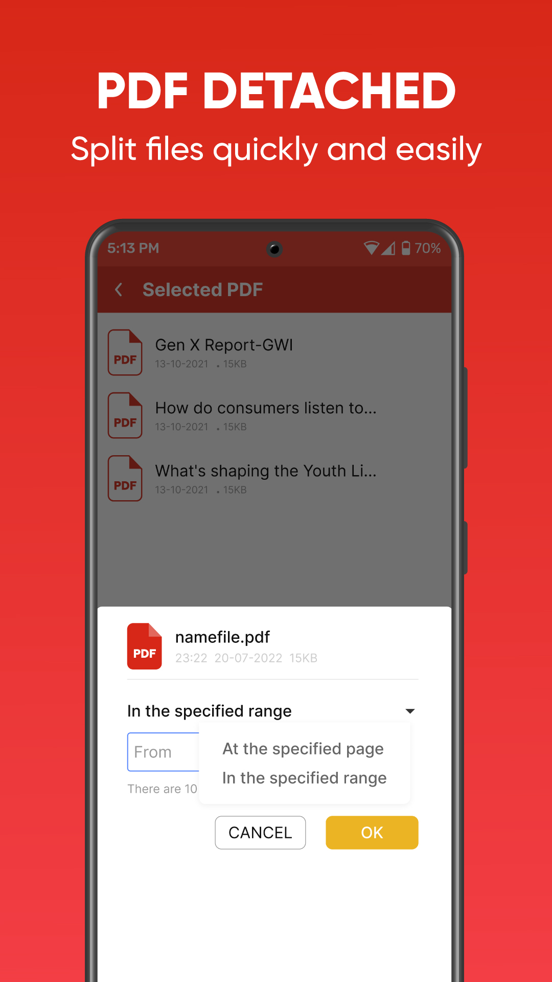 اسکرین شات 4 برنامه All Office Document Reader