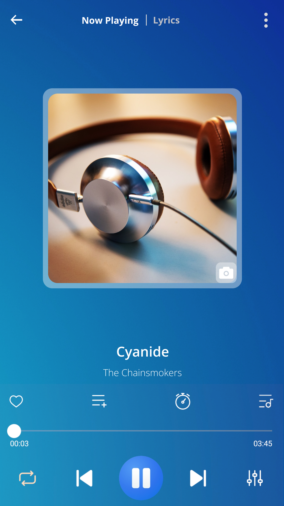 اسکرین شات 2 برنامه Mp3 Player - Music Player