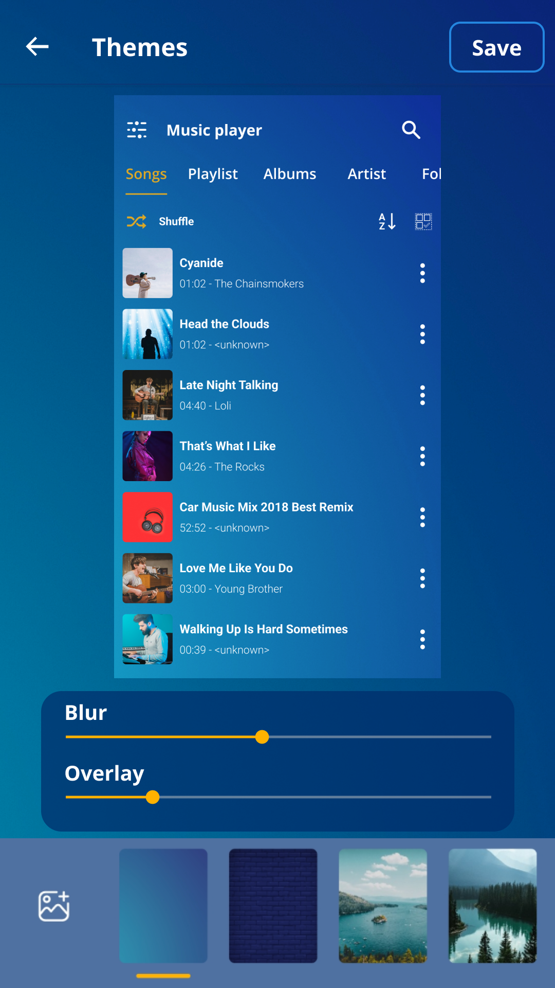 اسکرین شات 8 برنامه Mp3 Player - Music Player