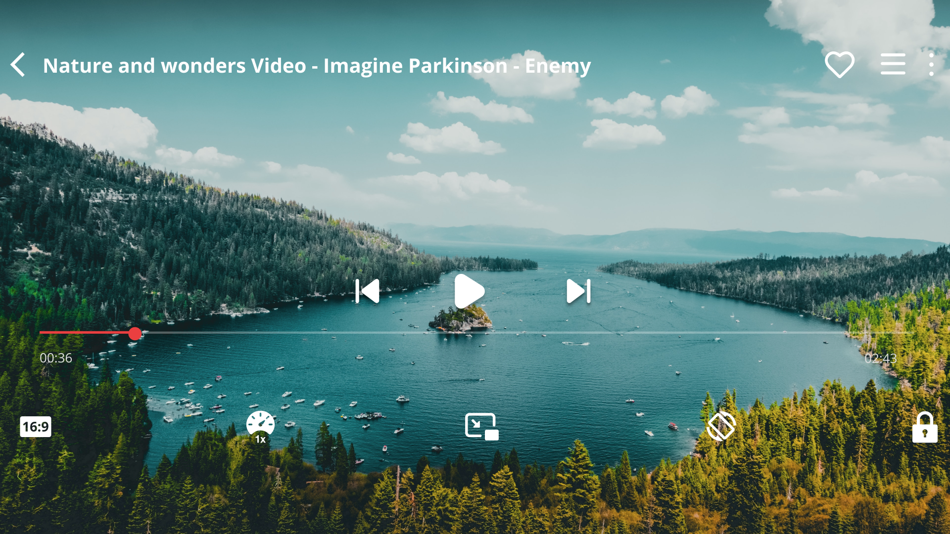 اسکرین شات 2 برنامه Music Video Player