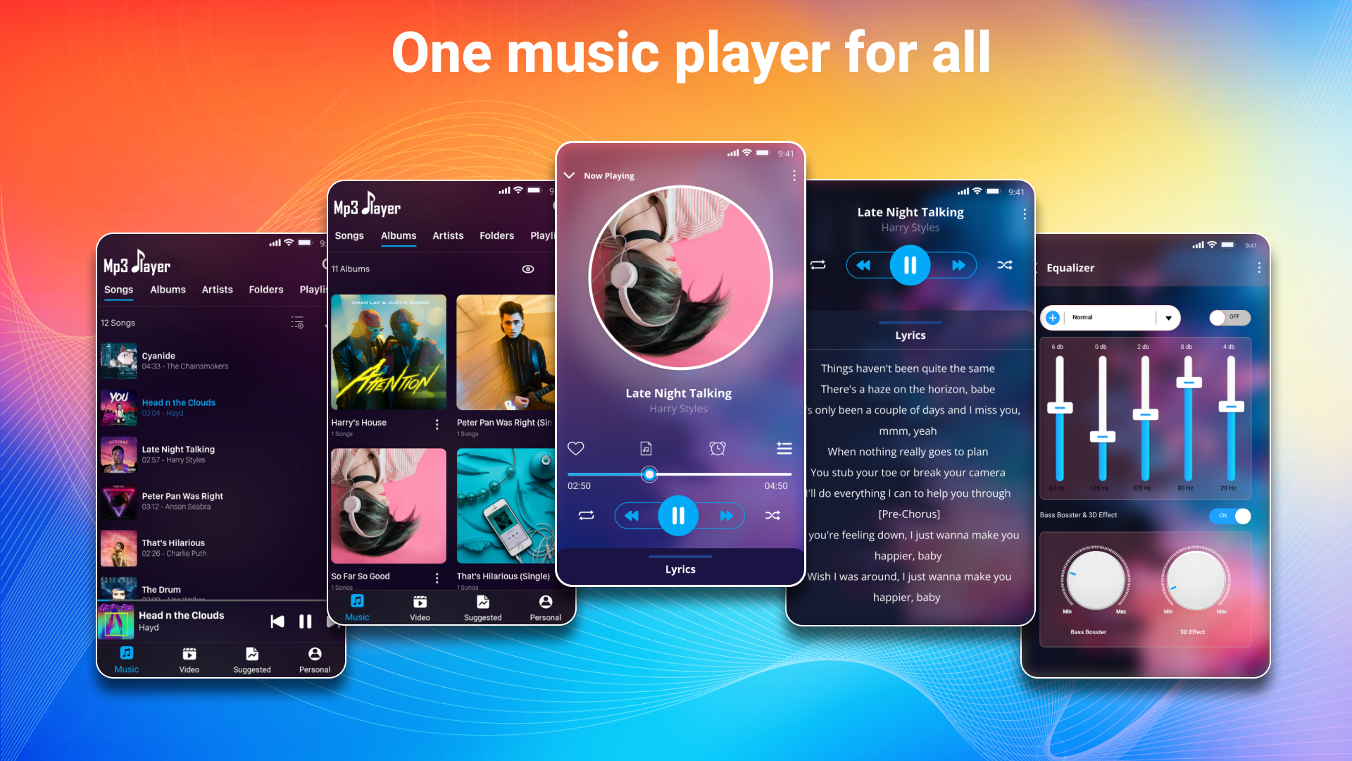اسکرین شات 1 برنامه Music Video Player