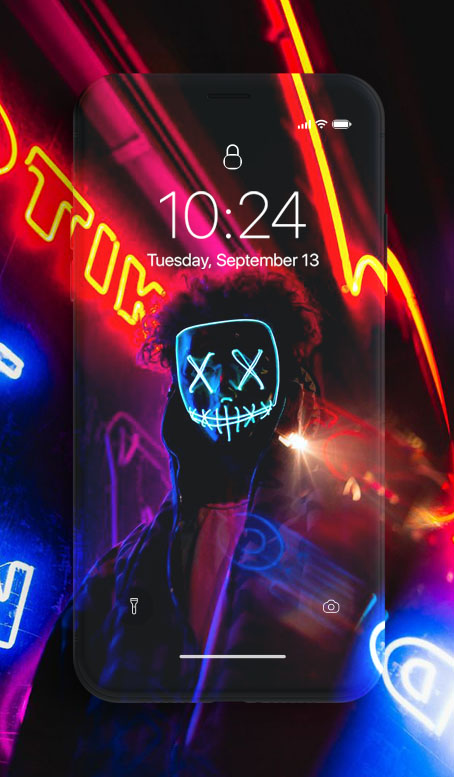 اسکرین شات 3 برنامه Neon Wallpaper