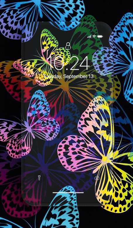 اسکرین شات 5 برنامه Butterfly Wallpaper
