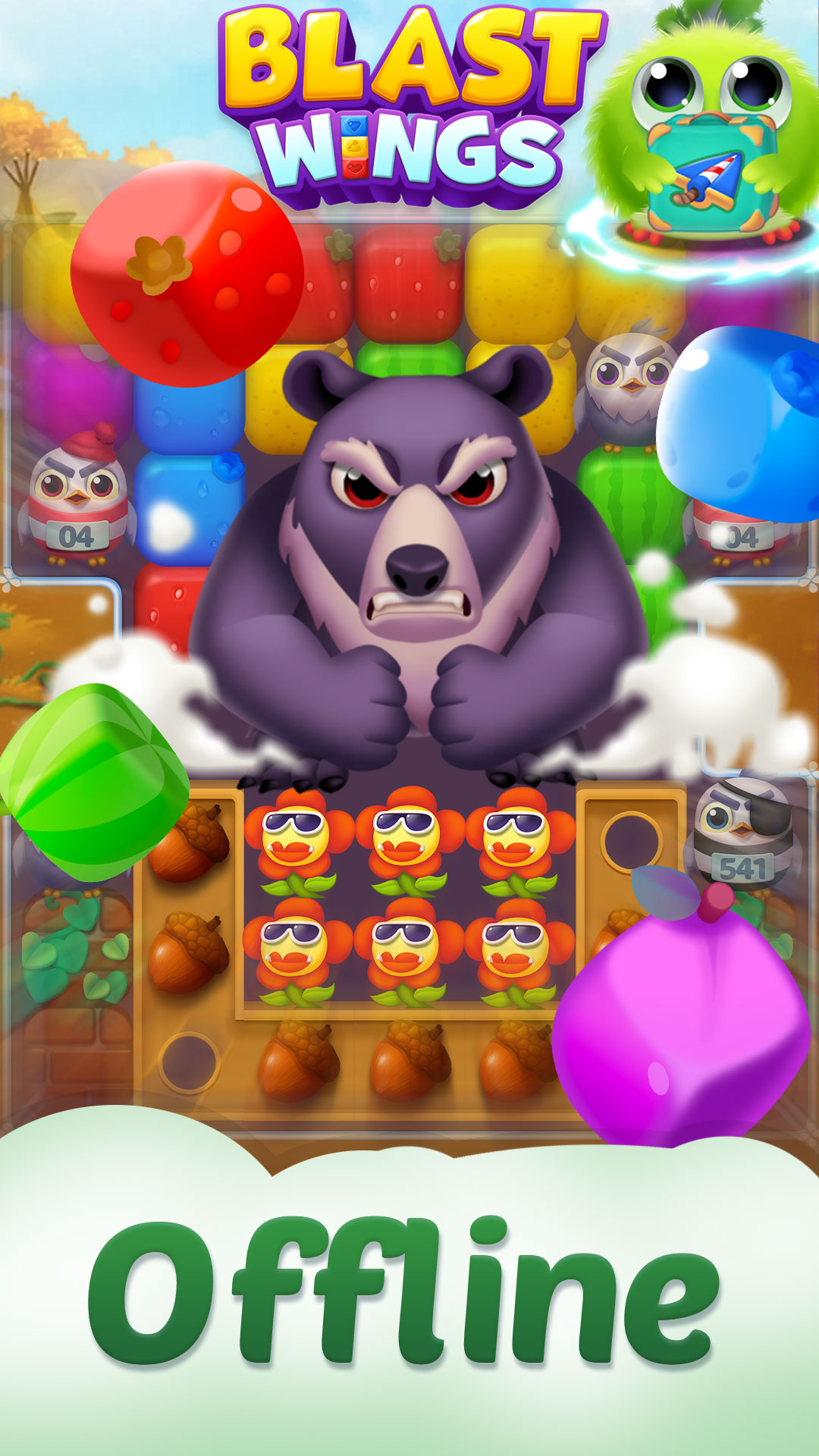 اسکرین شات 4 بازی Blast Wings: 7,777+ Levels