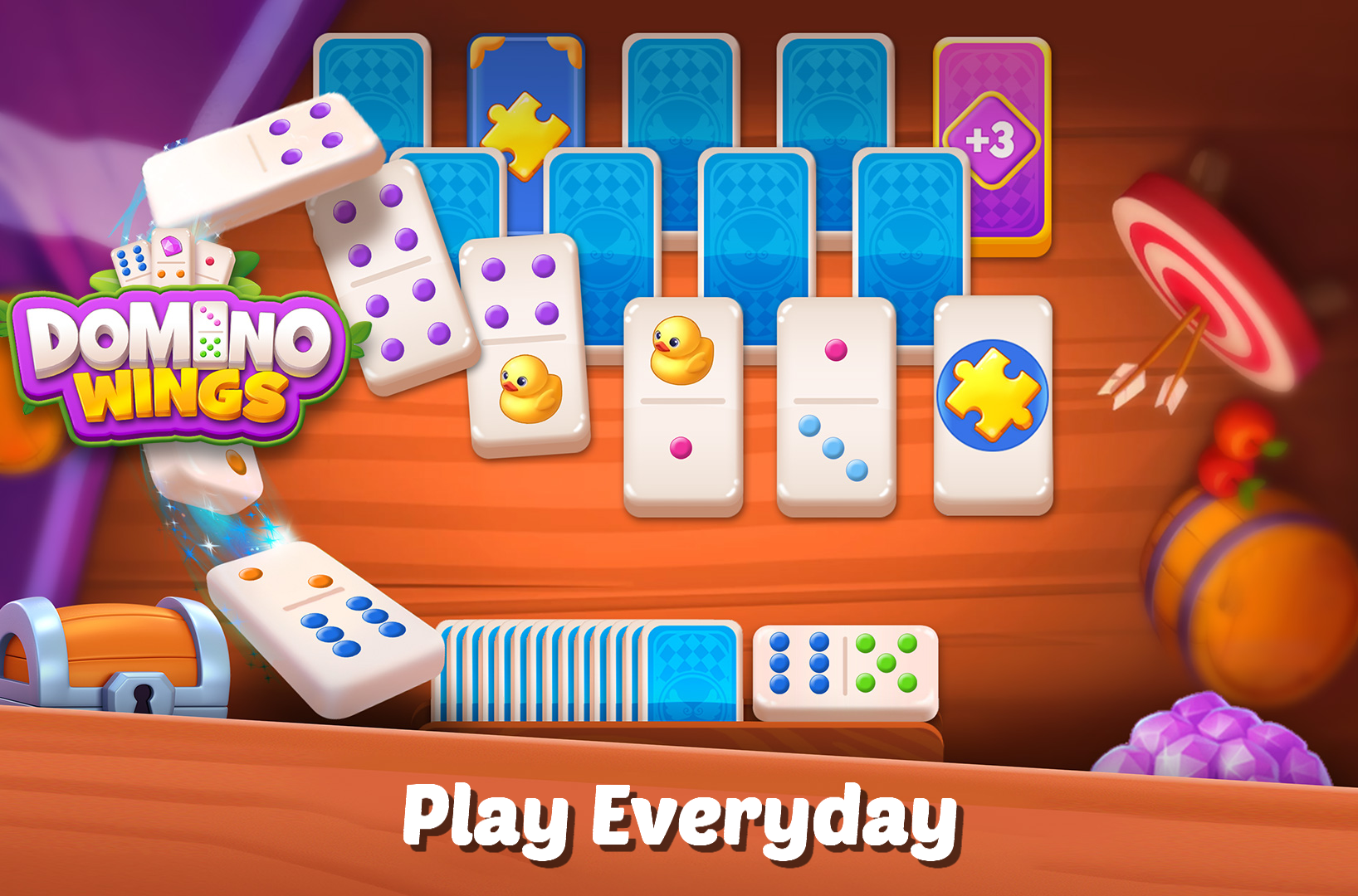 اسکرین شات 6 بازی Domino Wings: Merge Island