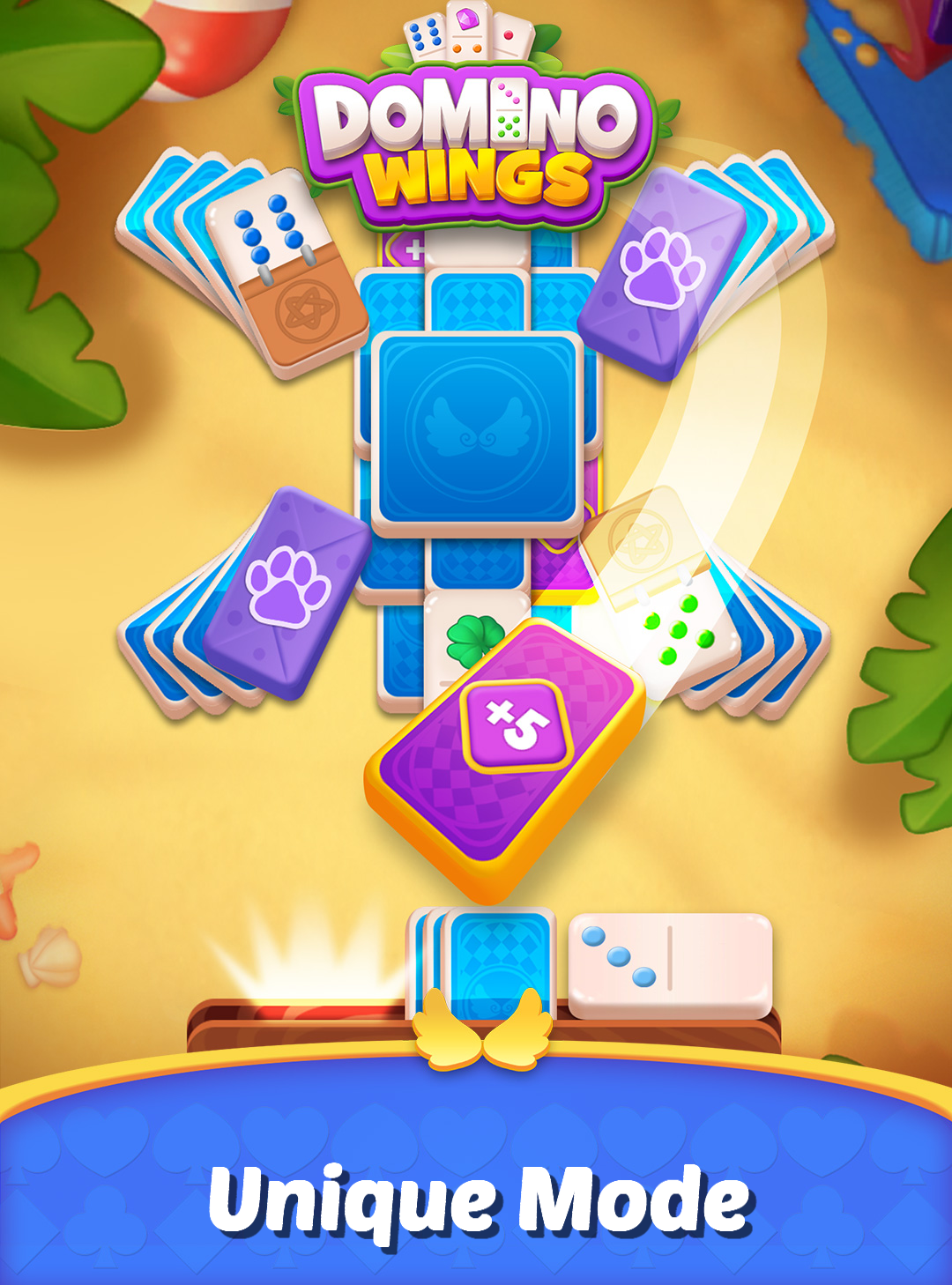 اسکرین شات 4 بازی Domino Wings: Merge Island