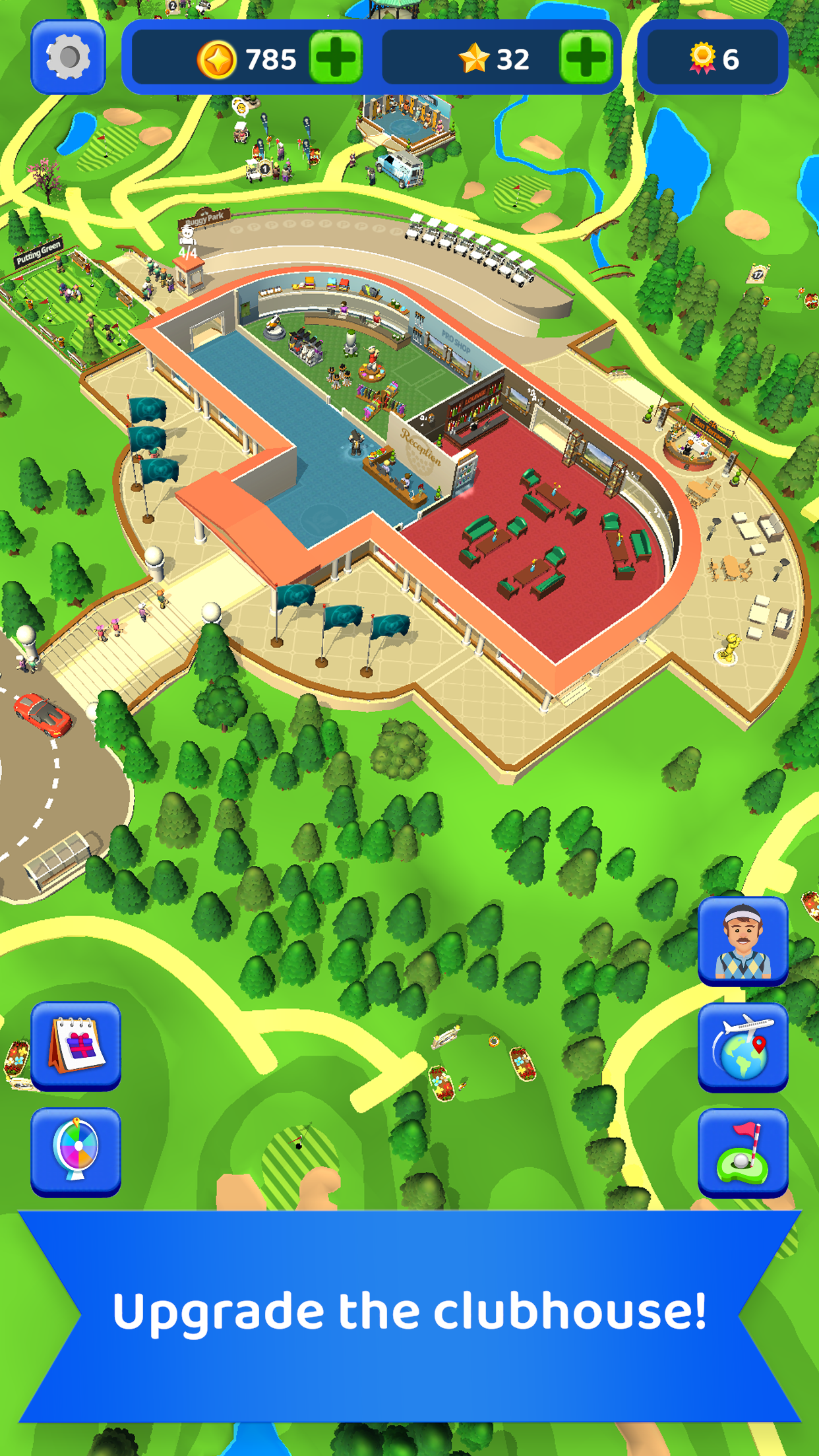 اسکرین شات 2 بازی Idle Golf Club Manager Tycoon