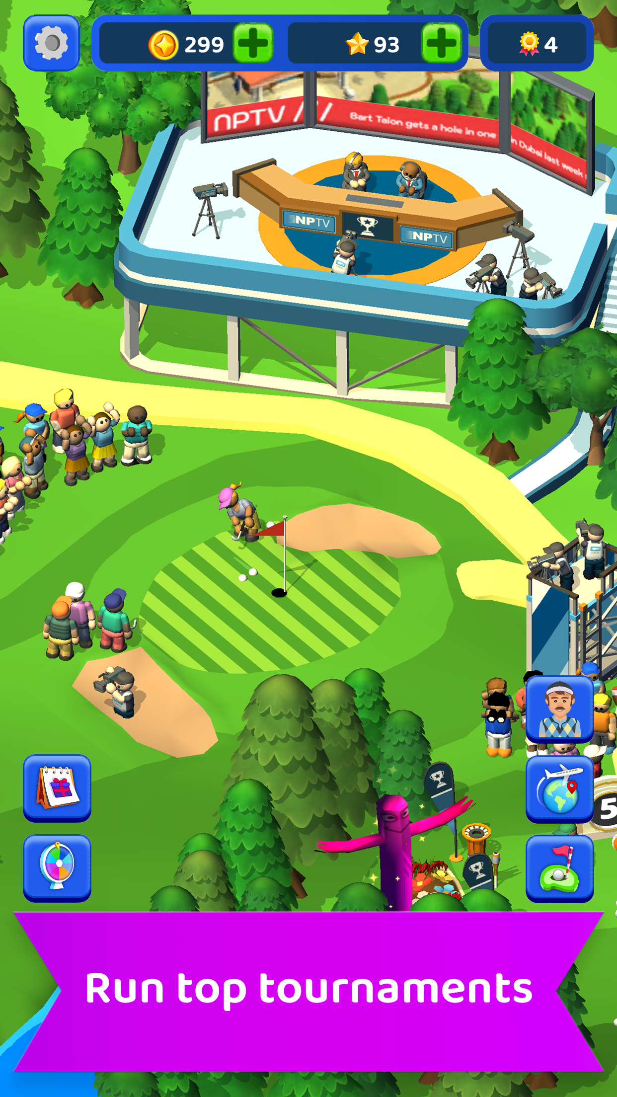 اسکرین شات 4 بازی Idle Golf Club Manager Tycoon