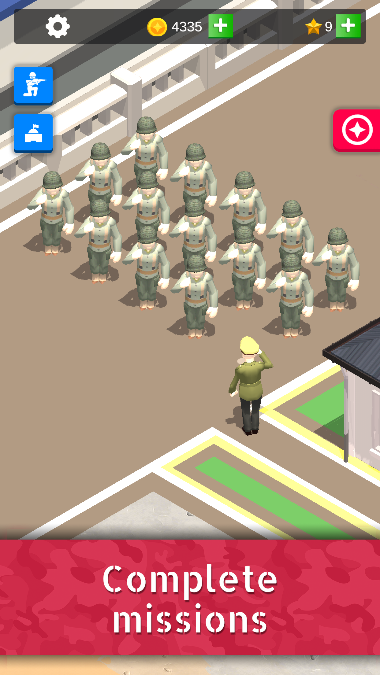 اسکرین شات 5 بازی Idle Army Base: Tycoon Game